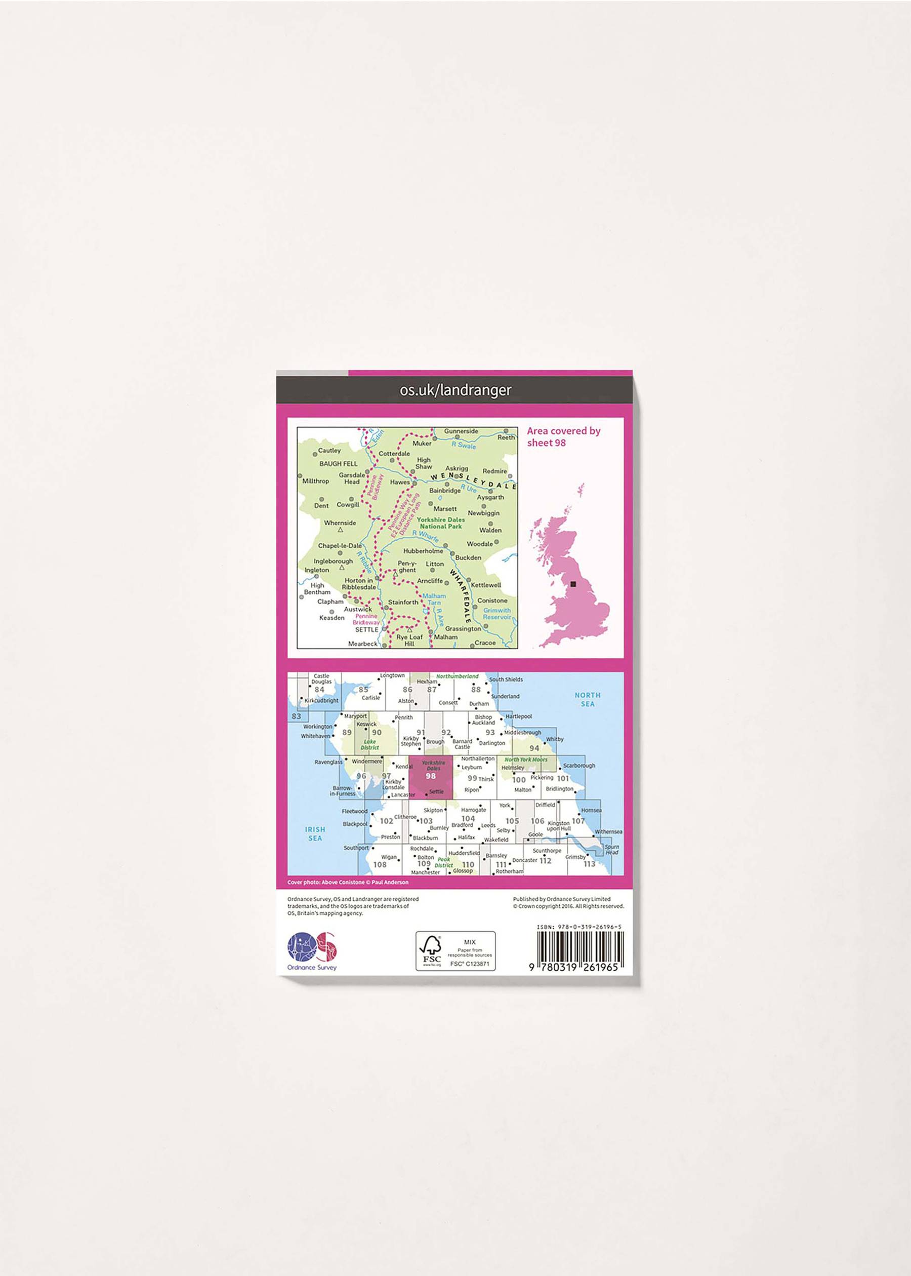 Image - 2 - Wensleydale & Upper Wharfedale - Landranger 98 Map