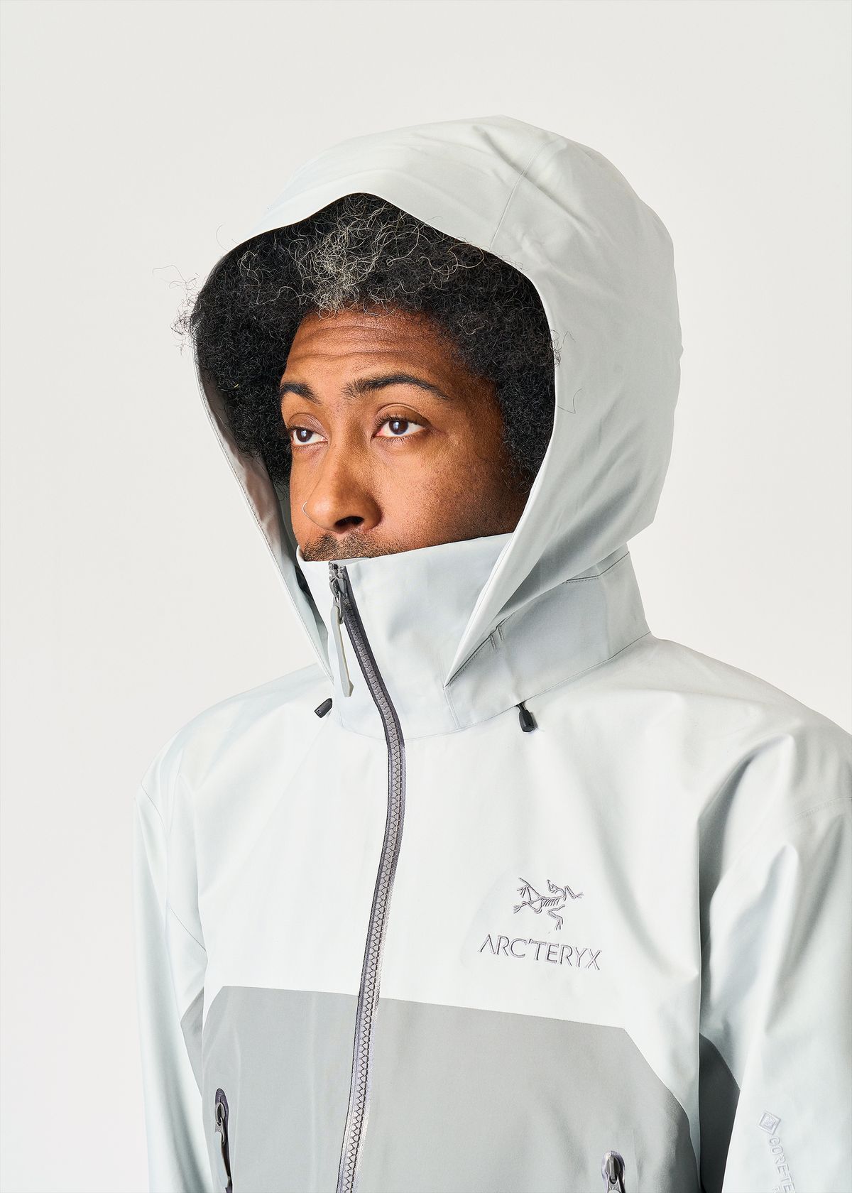 Adjustable helmet compatible DropHood