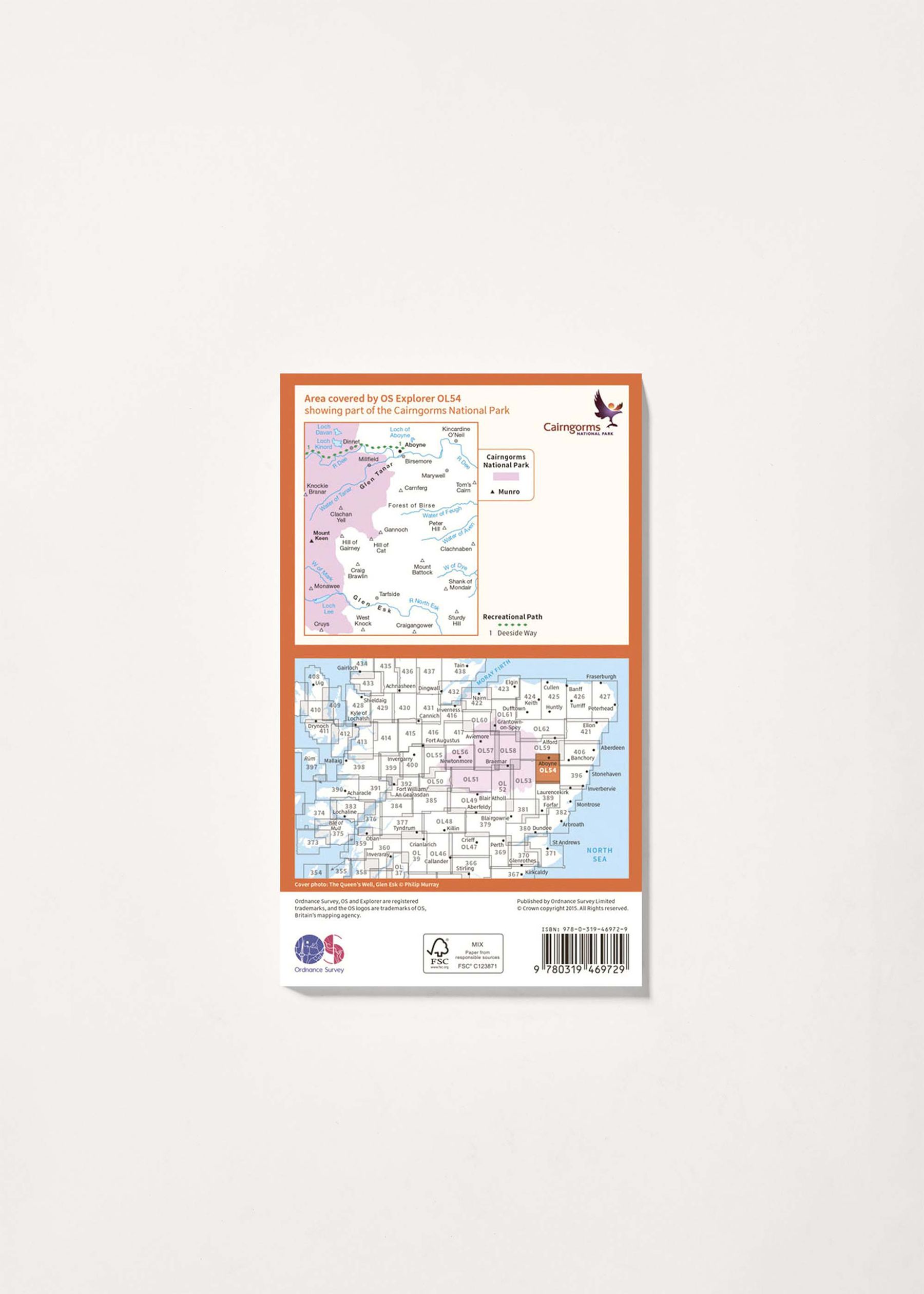 Image - 2 - Glen Esk & Glen Tanar - OS Explorer Active OL54 Map