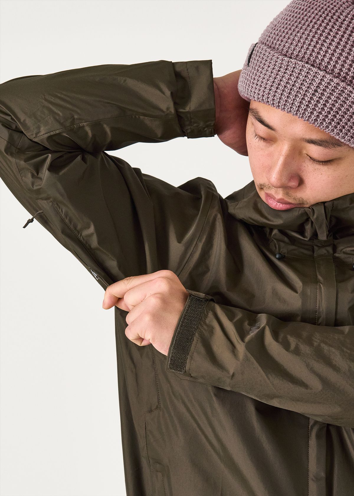 Pit zips with storm flaps