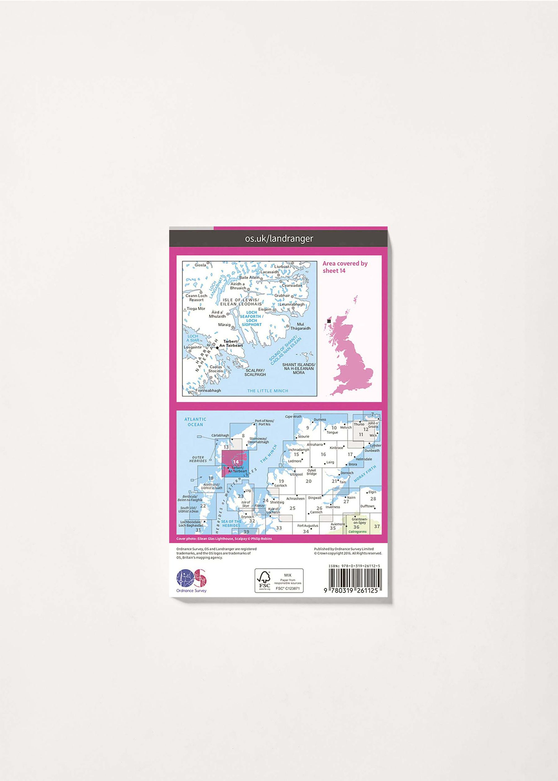 Image - 2 - Tarbert & Loch Seaforth - Landranger 14 Map