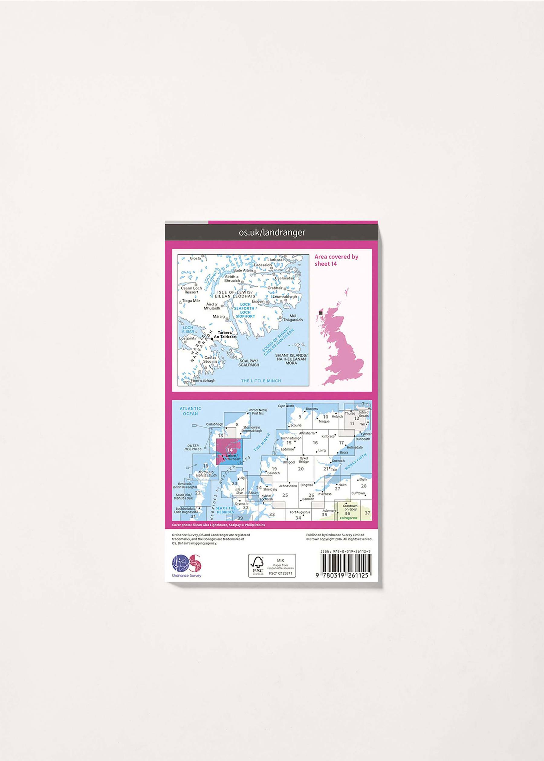 Image - 2 - Tarbert & Loch Seaforth - Landranger 14 Map