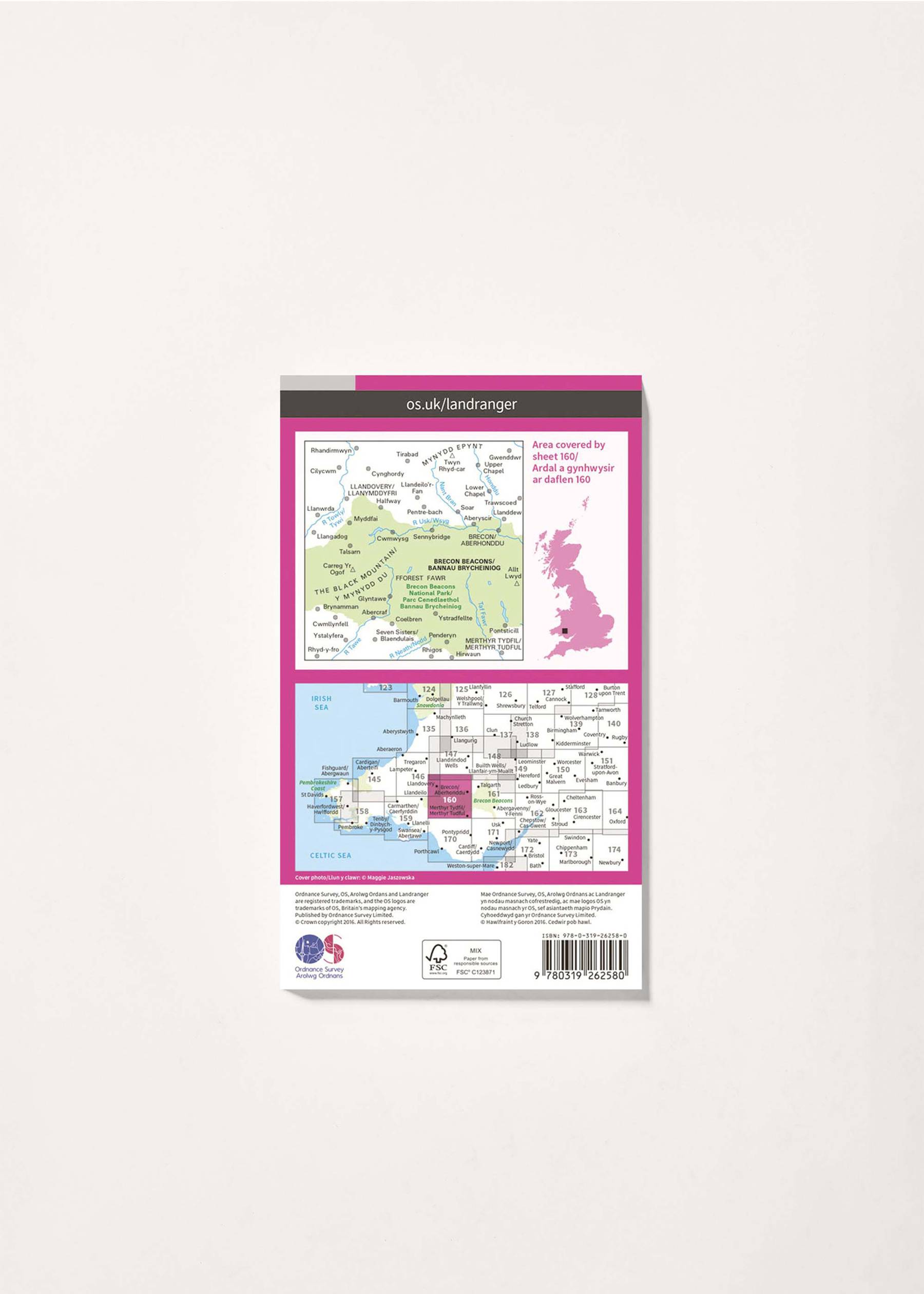 Image - 2 - Brecon Beacons - Landranger 160 Map