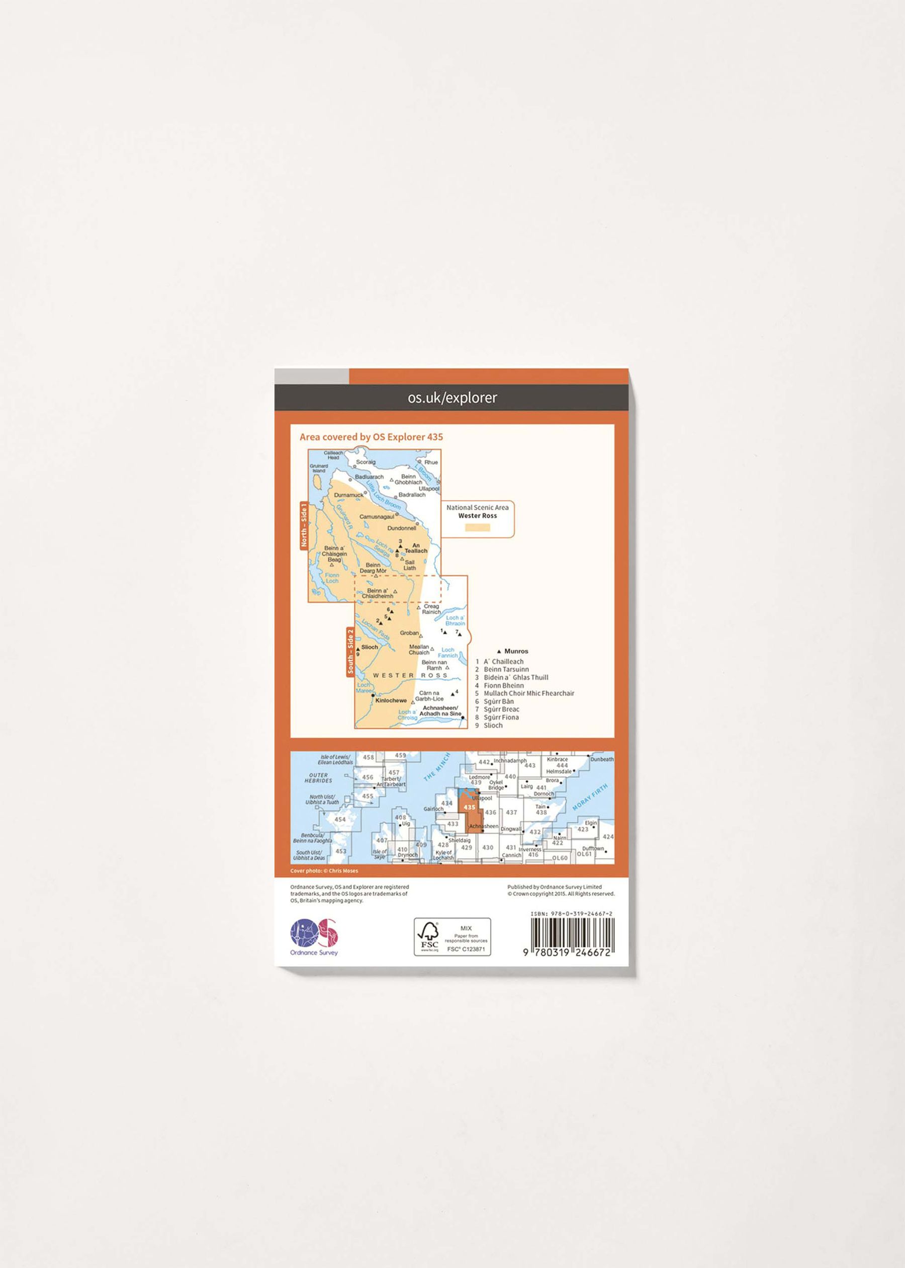 Image - 2 - An Teallach & Slioch - OS Explorer 435 Map