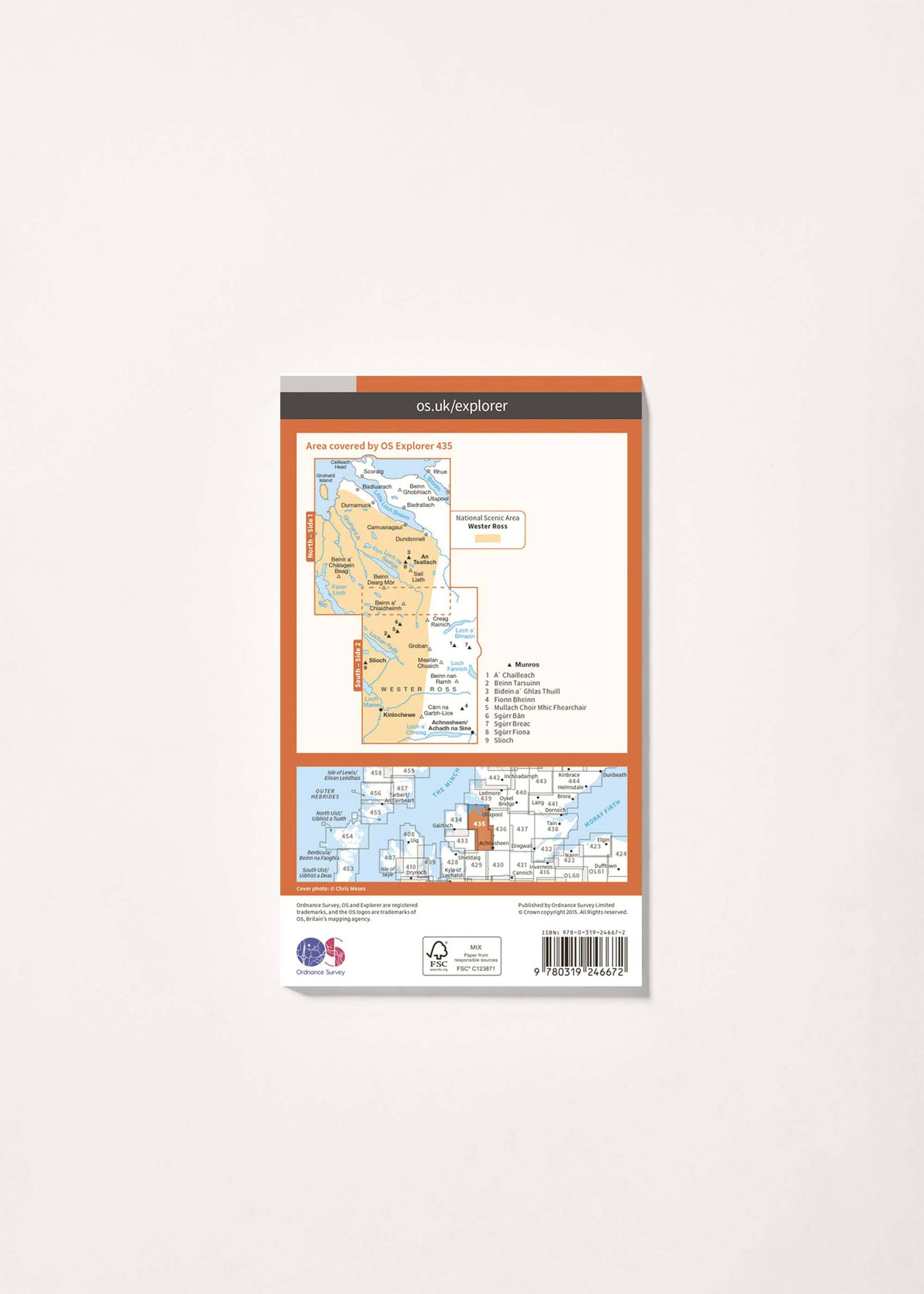 Image - 2 - An Teallach & Slioch - OS Explorer 435 Map