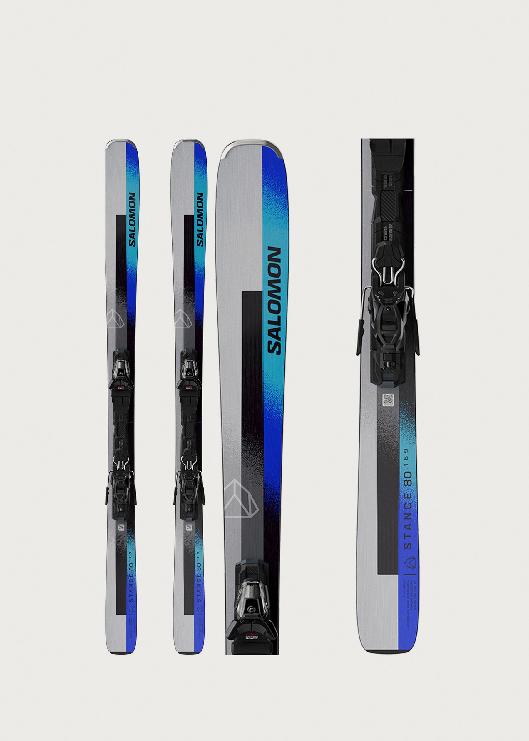 Salomon Stance 80 Skis + M11 GW Bindings