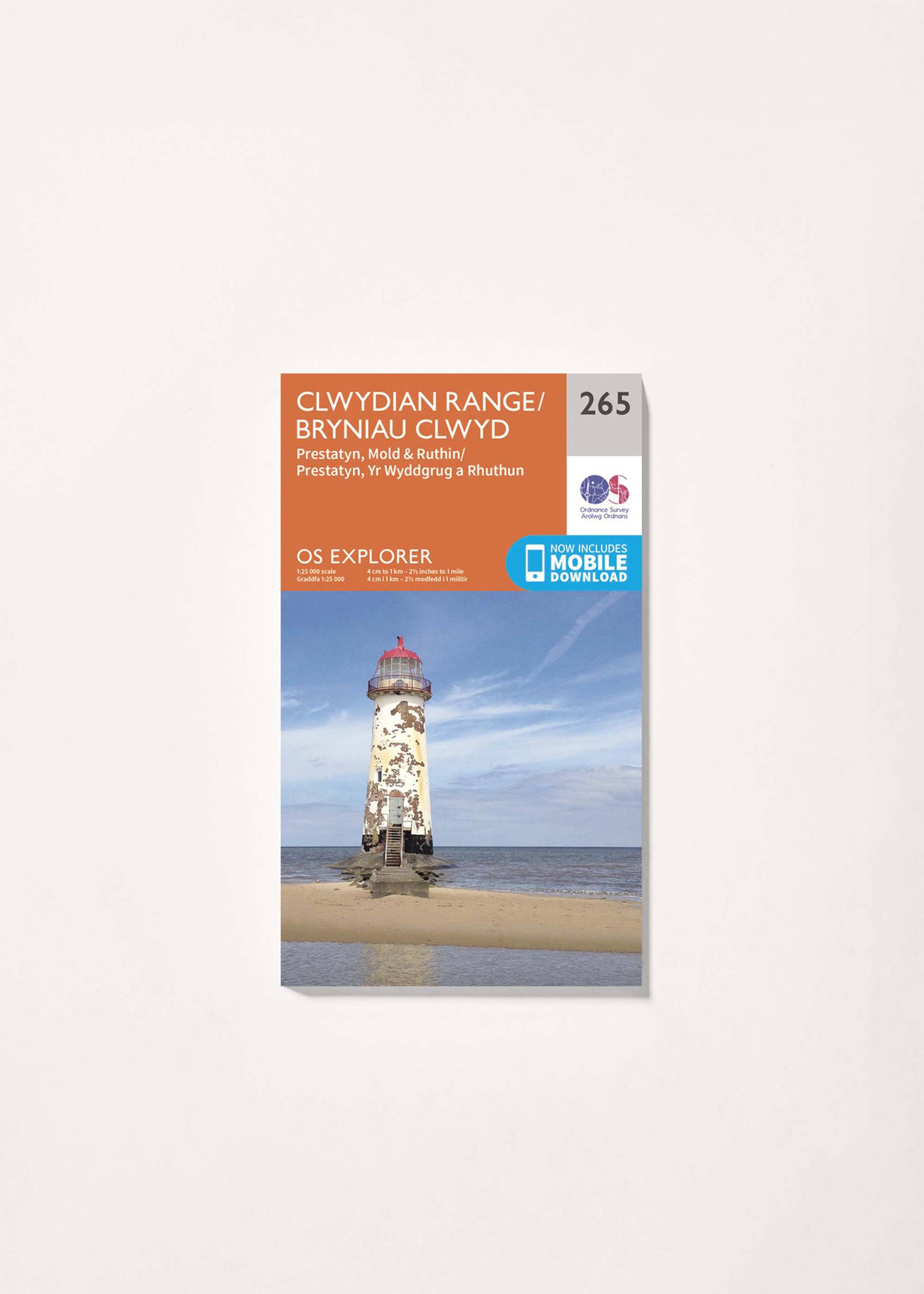 Image - 3 - Clwydian Range - OS Explorer 265 Map