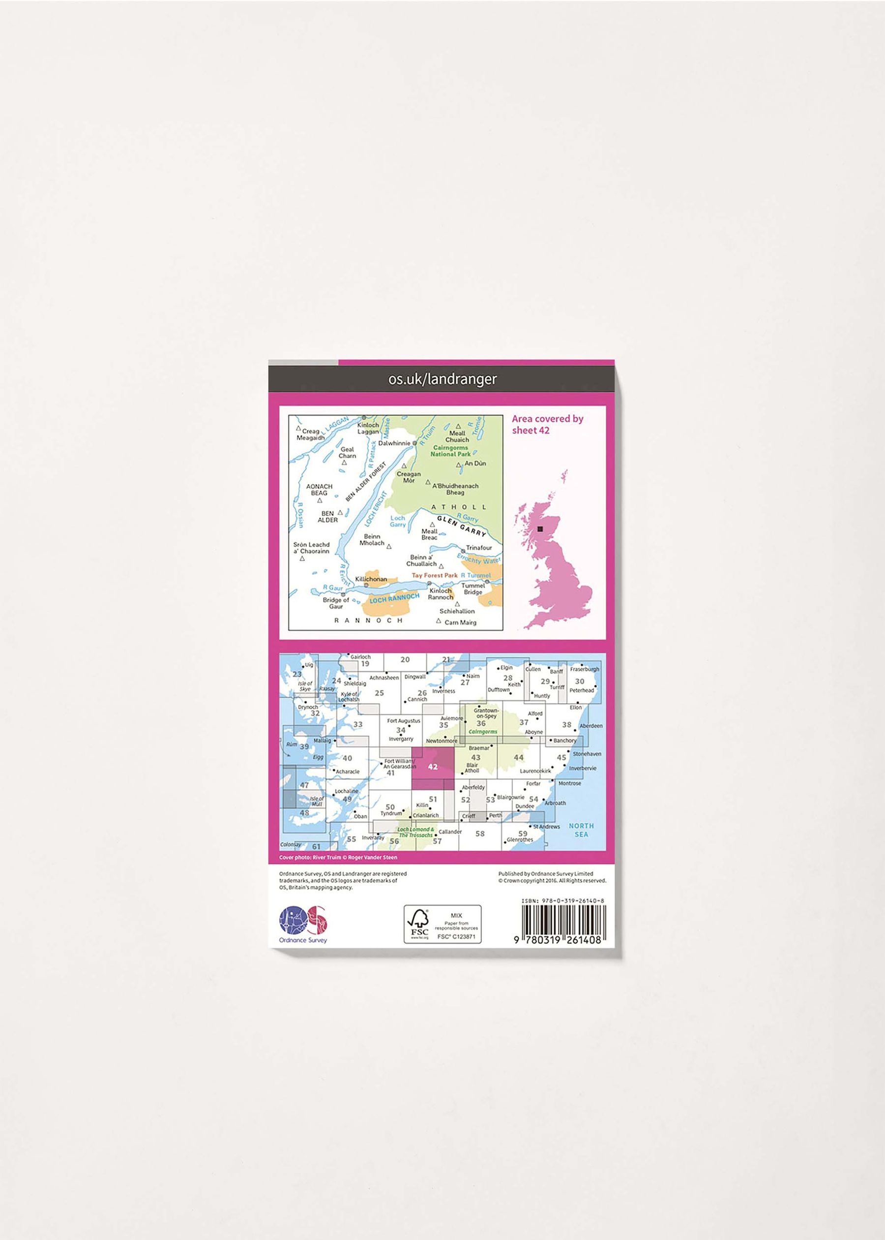 Image - 2 - Glen Garry & Loch Rannoch - Landranger 42 Map