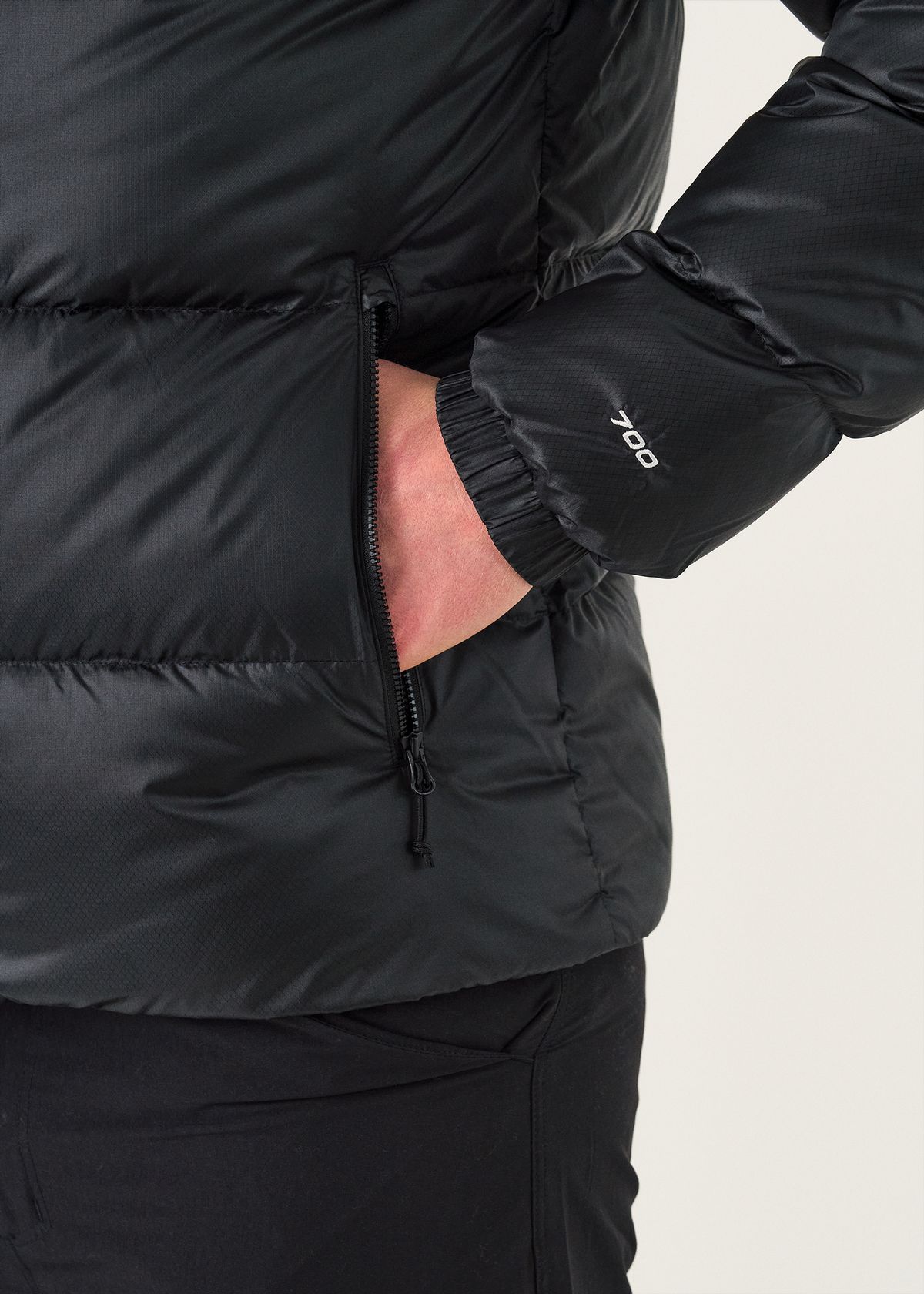 Zipped hand pockets