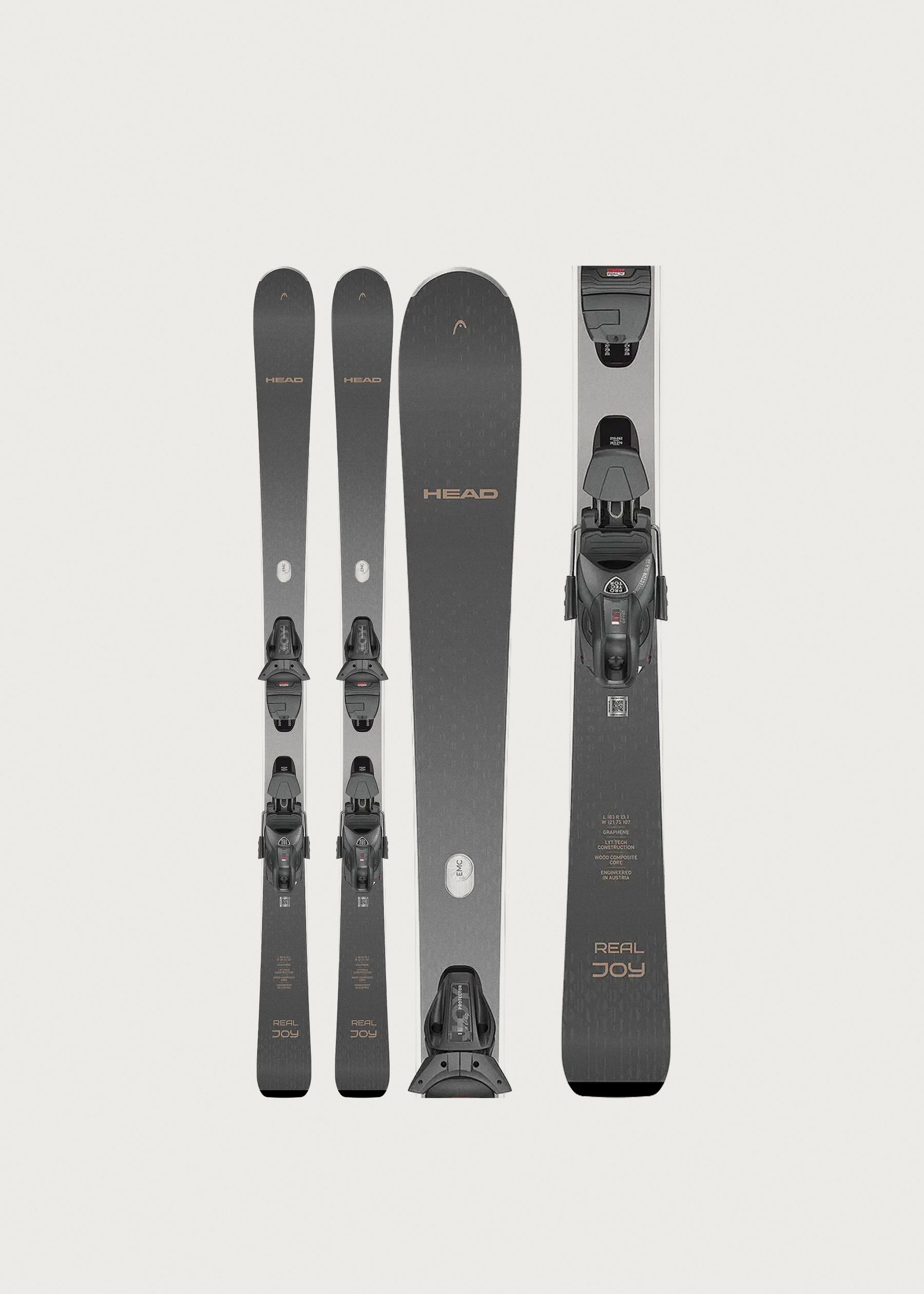 Image - 1 - e.Real Joy Skis + Protector SLR 10 GW Bindings