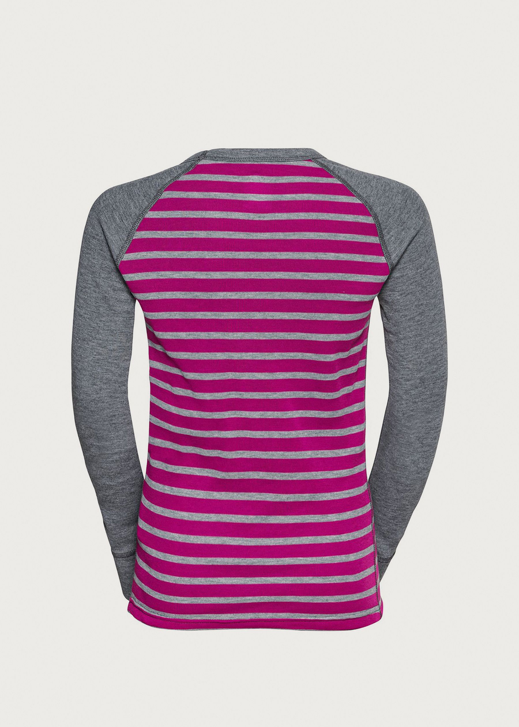 Image - 2 - Active Warm Eco Stripe Kids' Long Sleeve Crew Neck