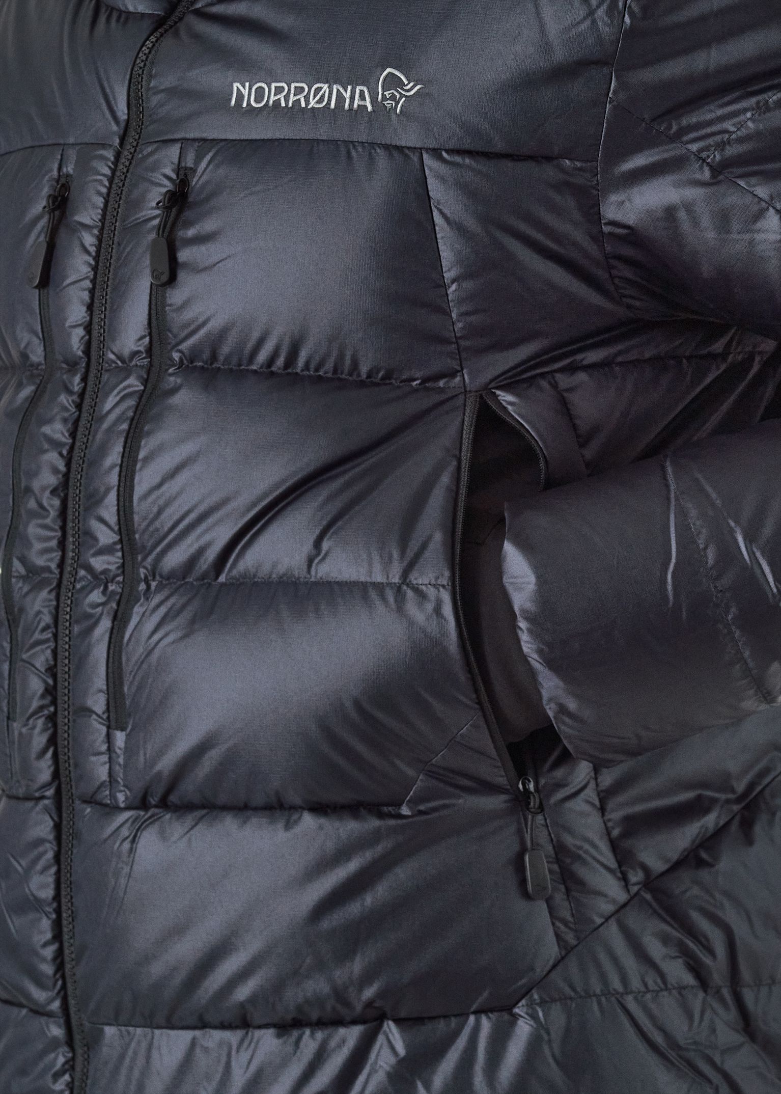 Zipped hand pockets  
