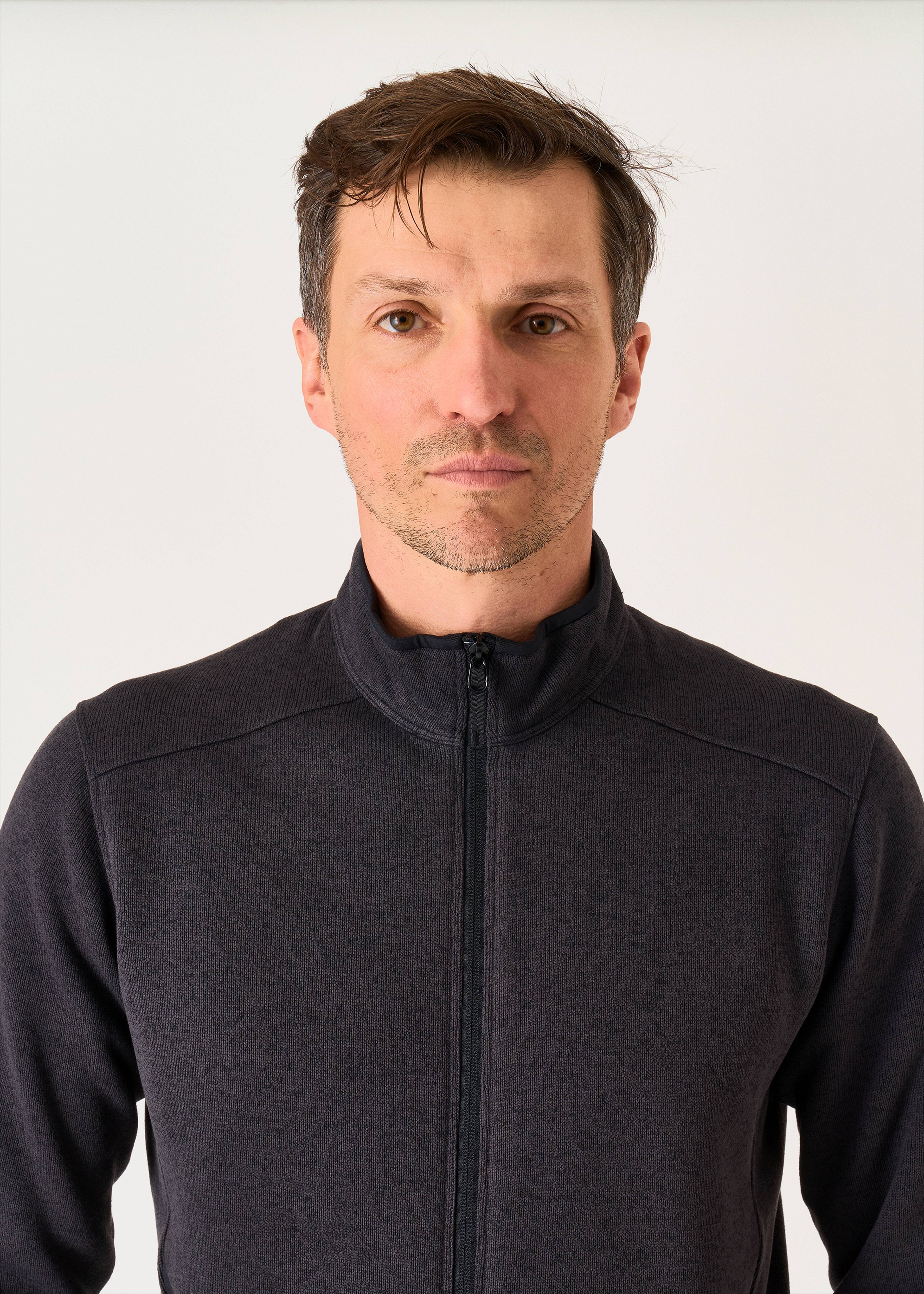 Arc'teryx Covert Cardigan M Black Heather II Pile da trekking