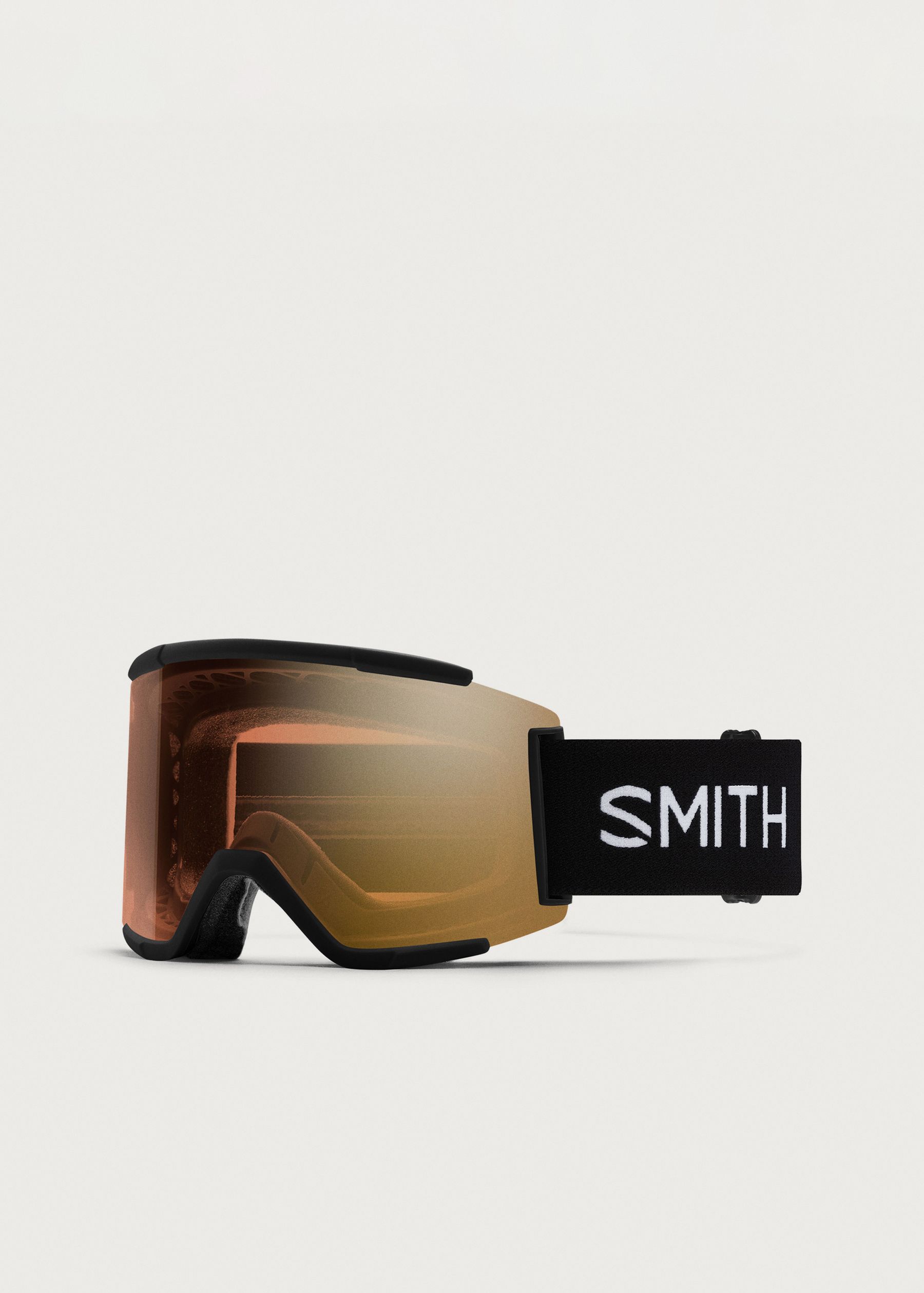 Smith Squad XL Black / ChromaPop Pro Photochromic Gold Mirror Goggles