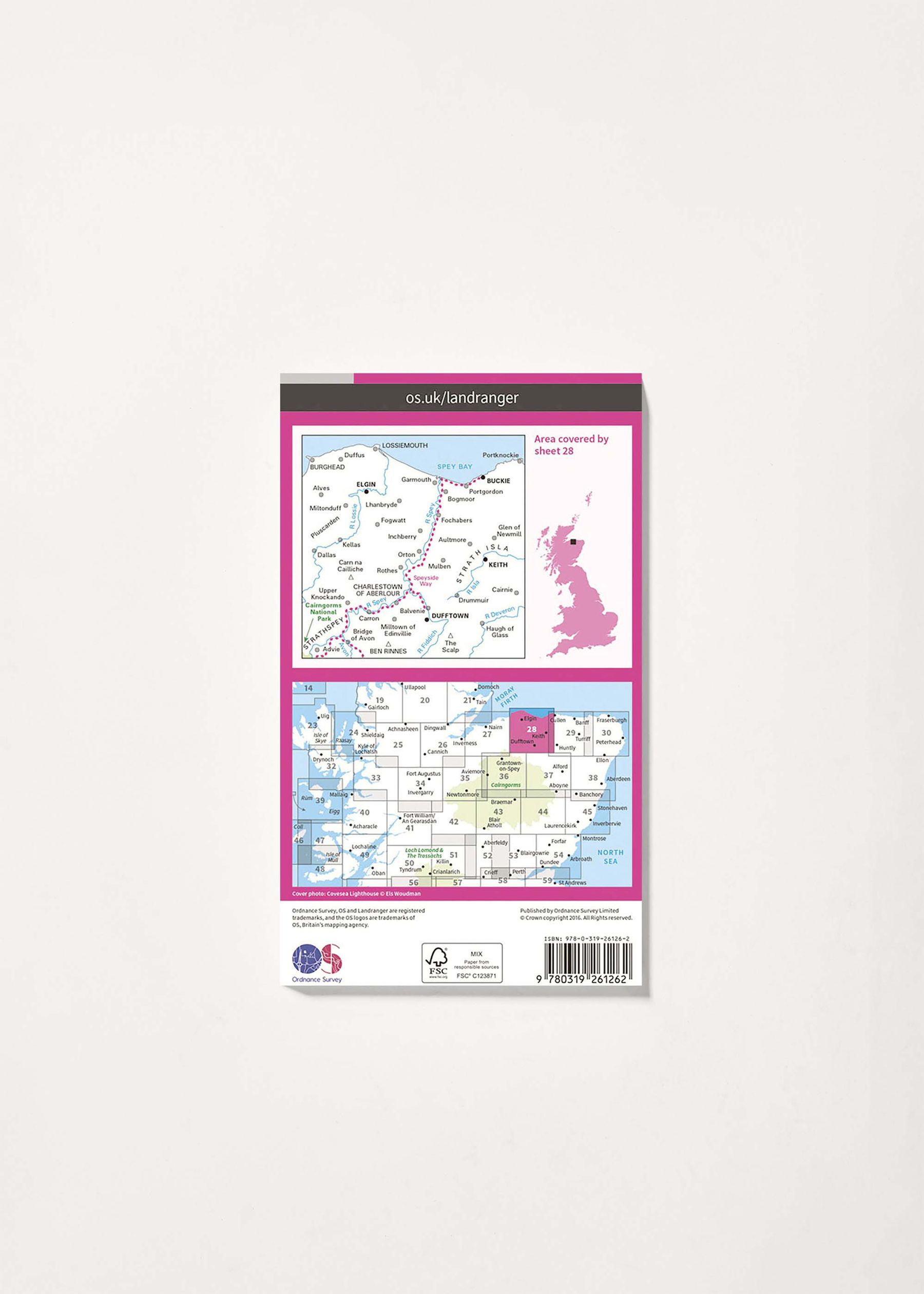 Image - 2 - Elgin, Dufftown, Buckie & Keith - Landranger 28 Map