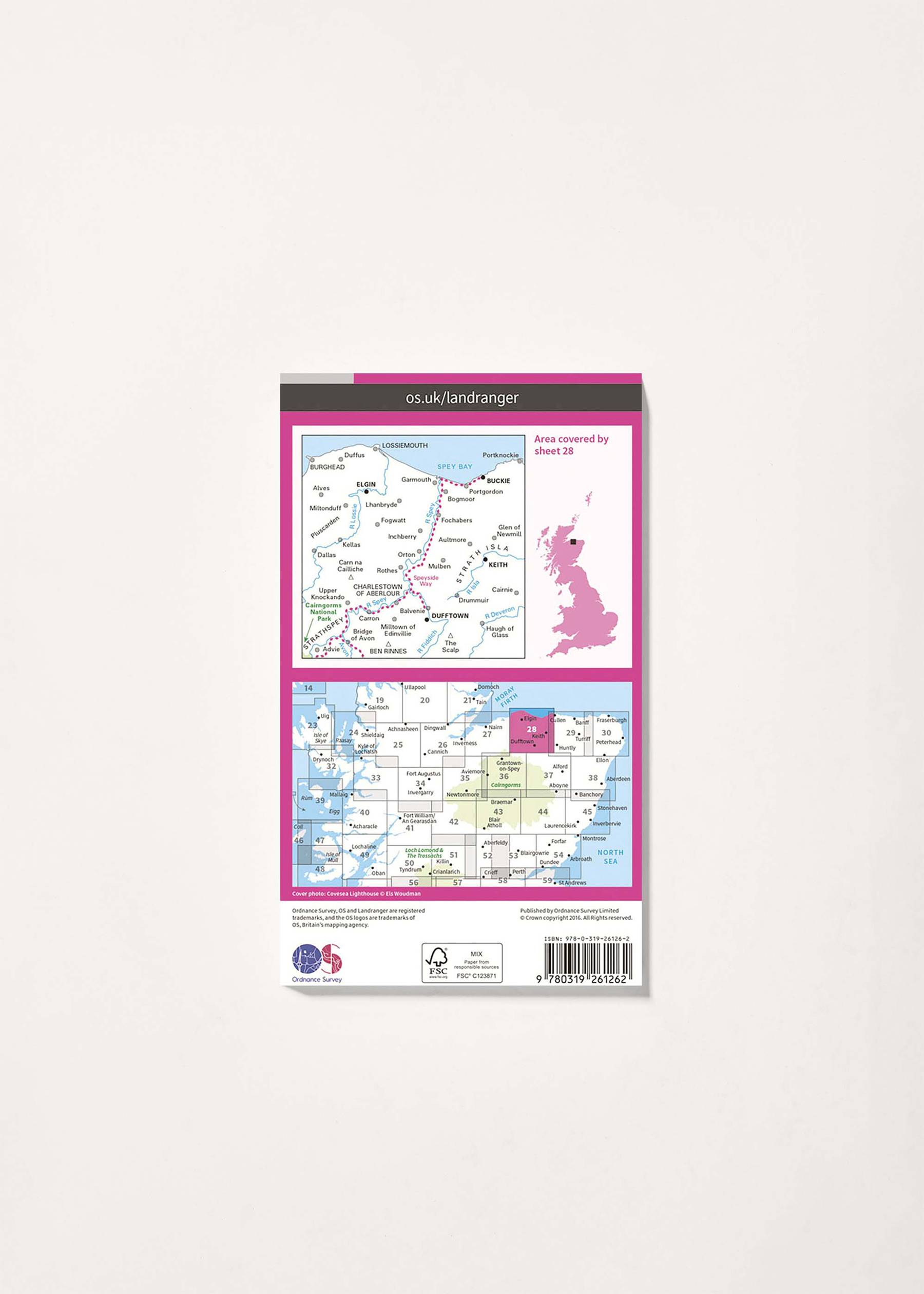 Image - 2 - Elgin, Dufftown, Buckie & Keith - Landranger 28 Map