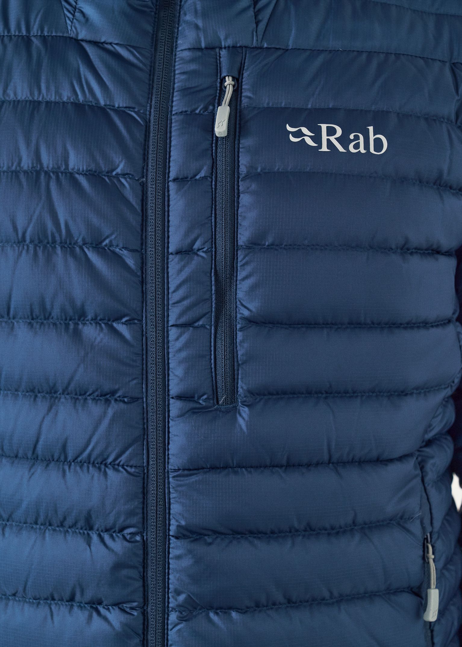 Zipped chest pocket