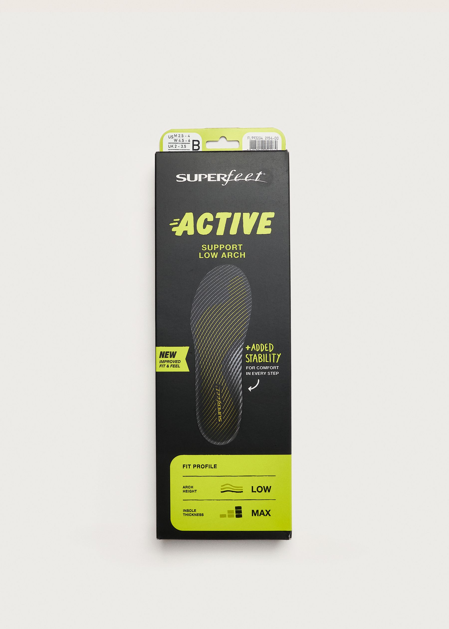 Superfeet Active Support Low Arch Insoles