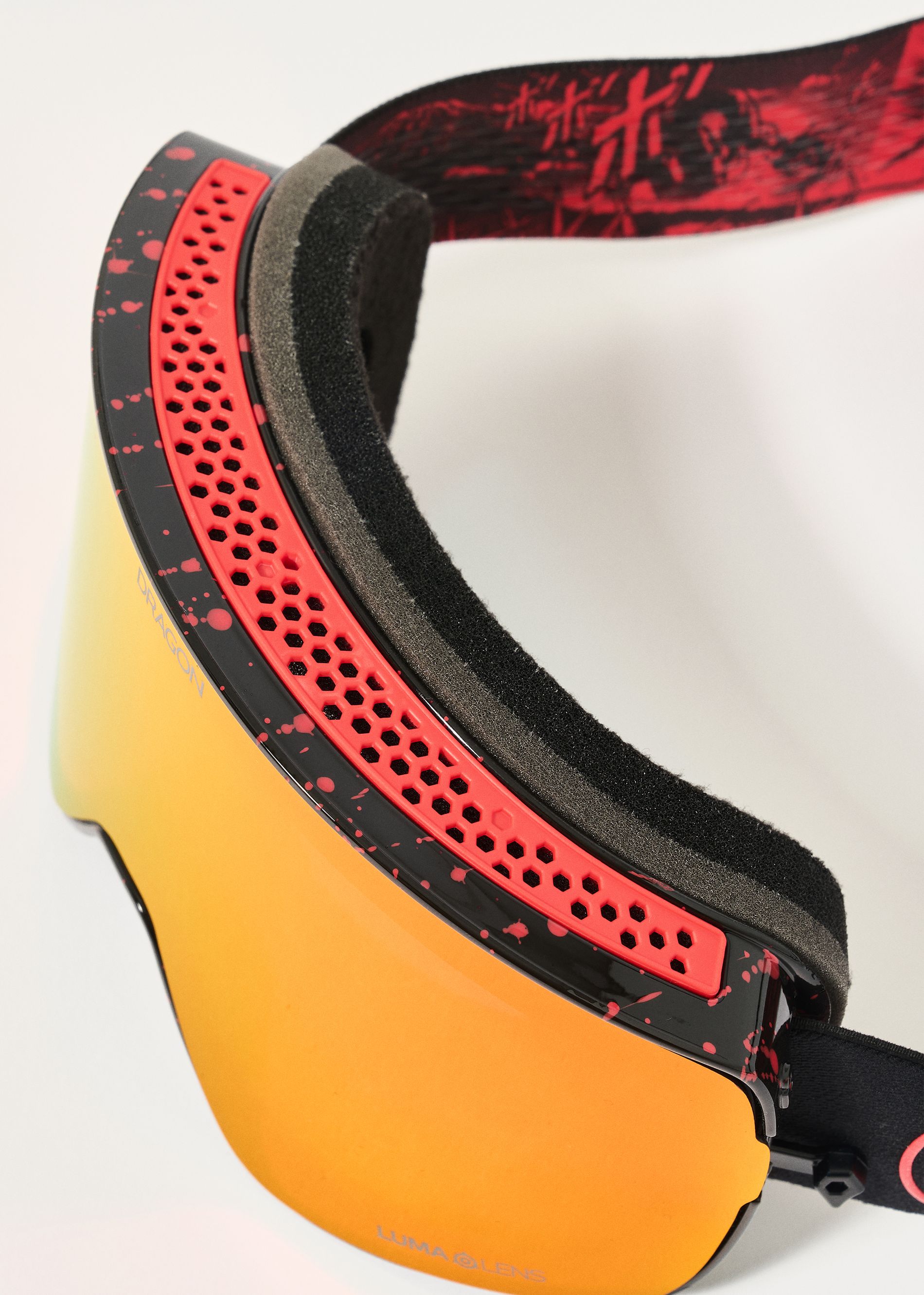 Dragon NFX2 Kaiju / Lumalens Red Ionized Goggles