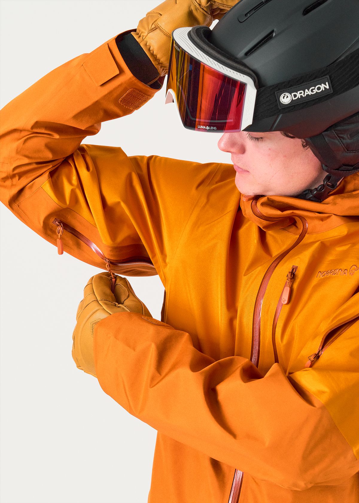 Underarm Venting Zips