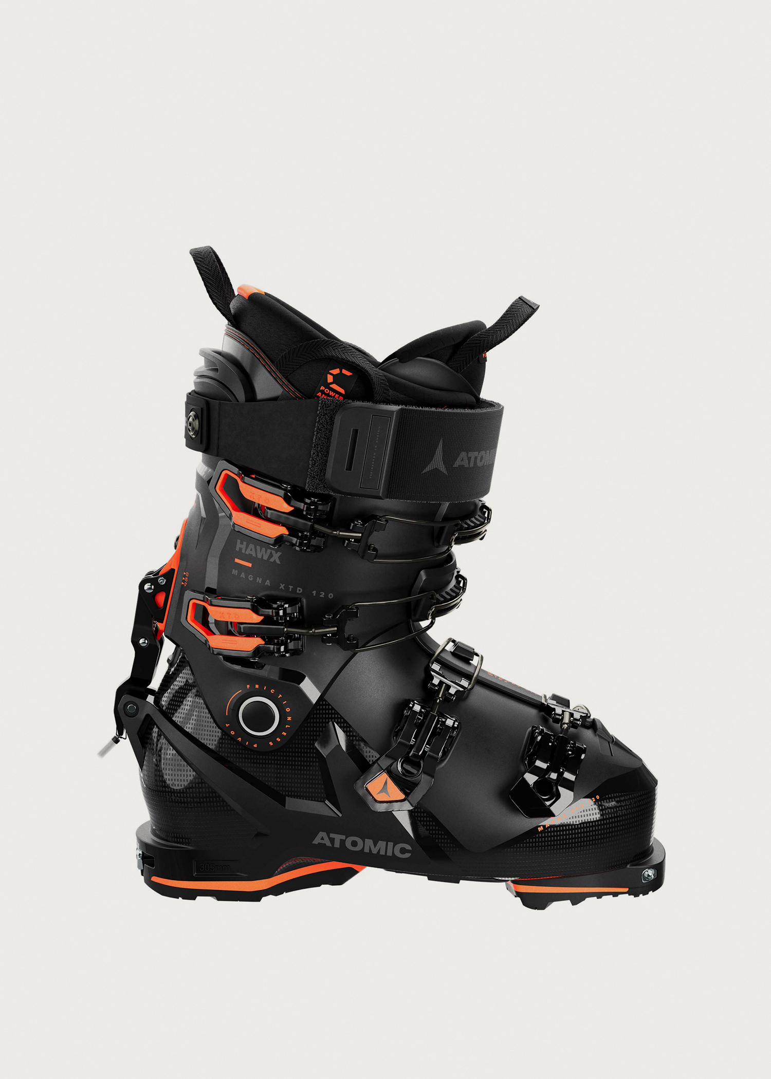 スキー ATOMIC HAWX PRIME XTD 130 GW Black Rust Atomic Hawx Prime XTD 130 BOA GW Alpine Touring Ski Boots
