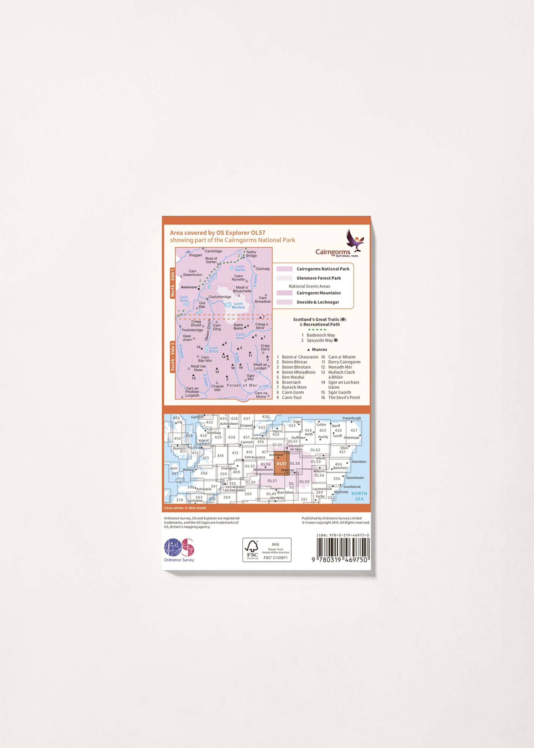 Image - 2 - Cairn Gorm & Aviemore - OS Explorer Active OL57 Map