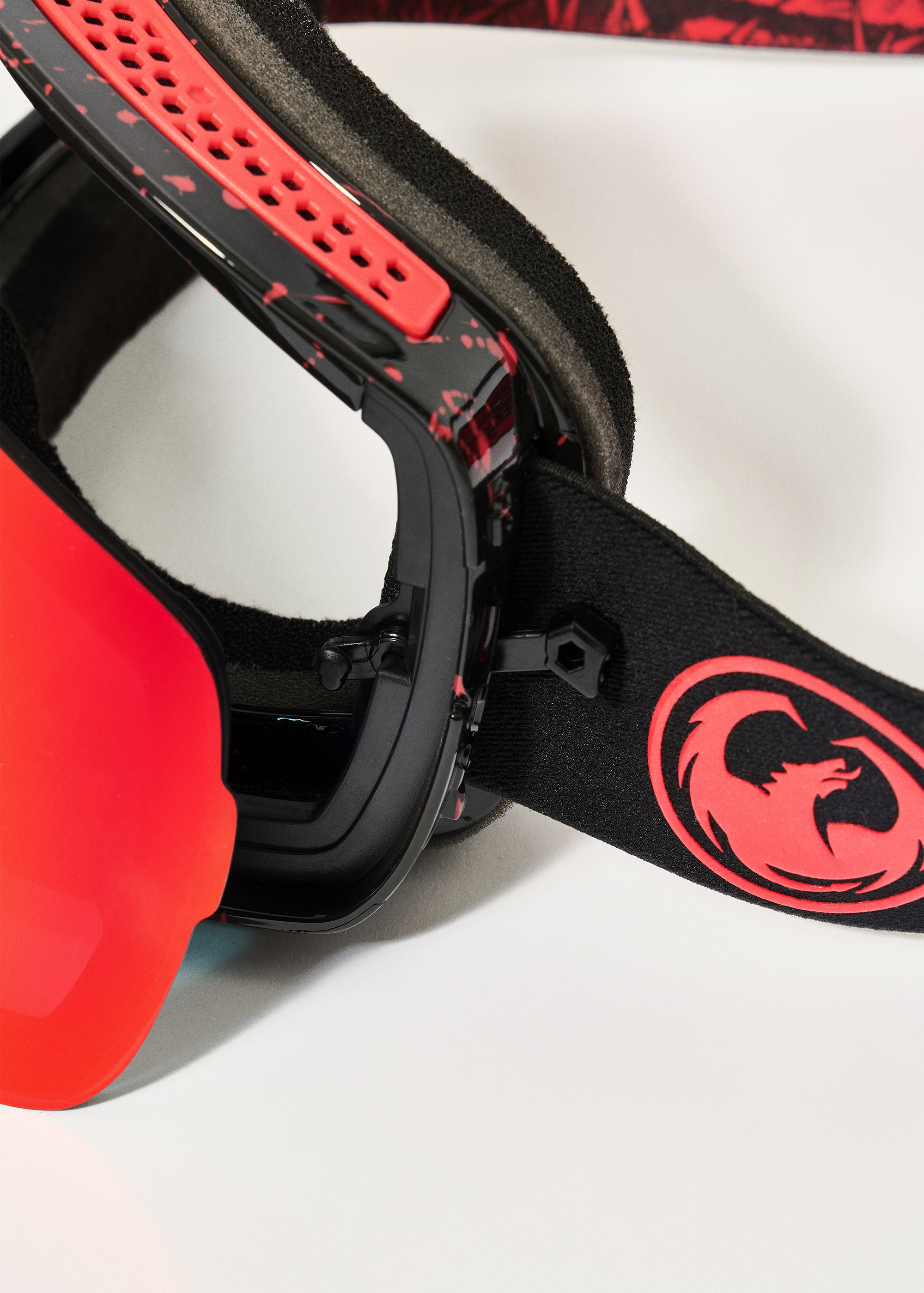 Dragon NFX2 Kaiju / Lumalens Red Ionized Goggles