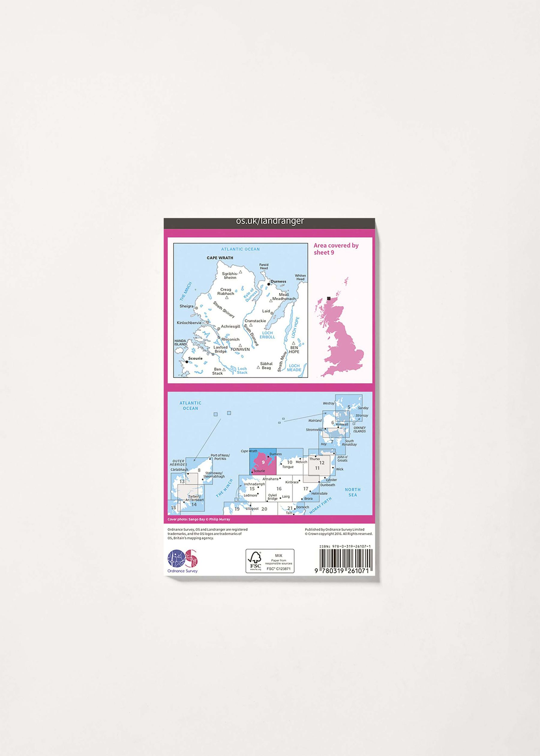 Image - 2 - Cape Wrath, Durness & Scourie - Landranger 9 Map