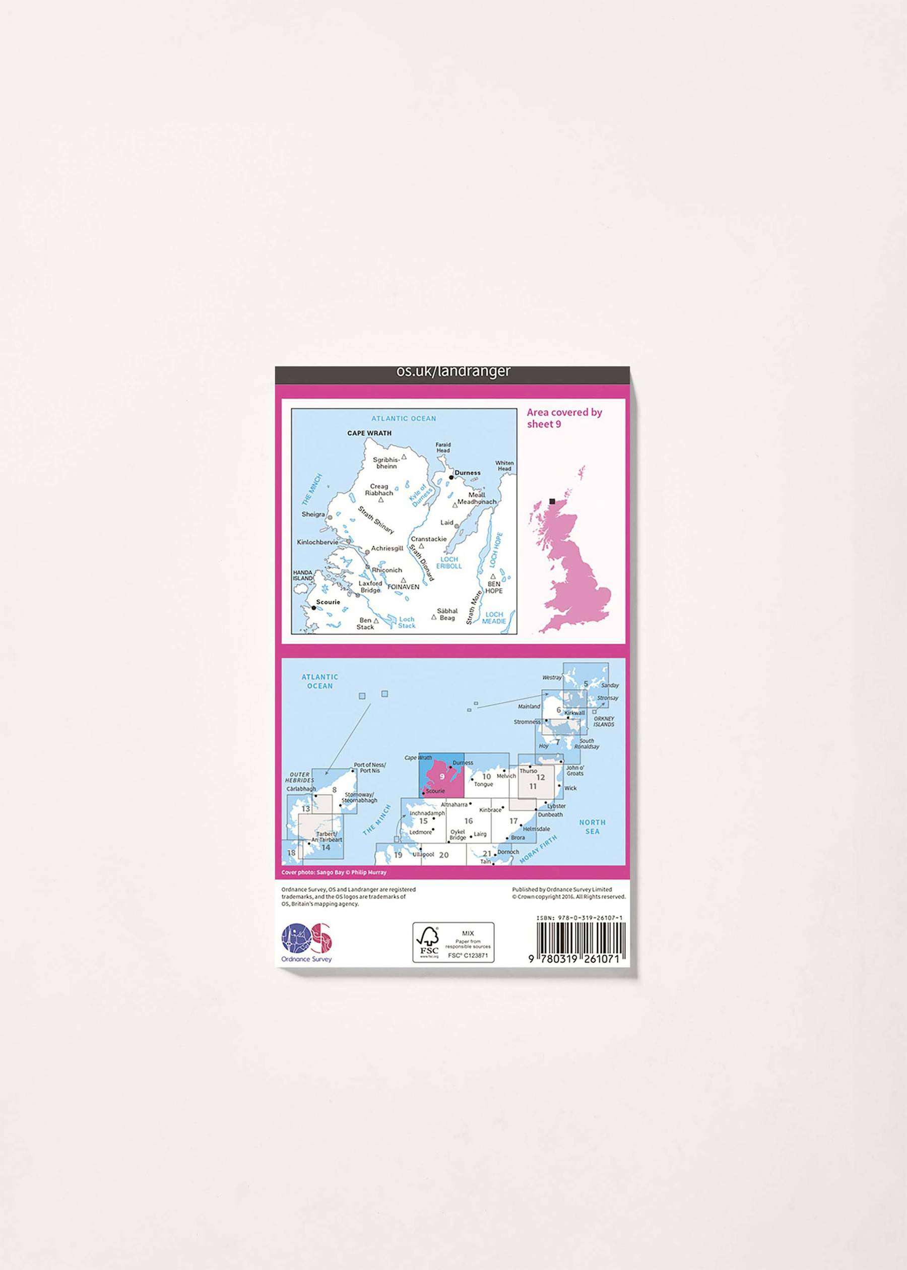 Image - 2 - Cape Wrath, Durness & Scourie - Landranger 9 Map