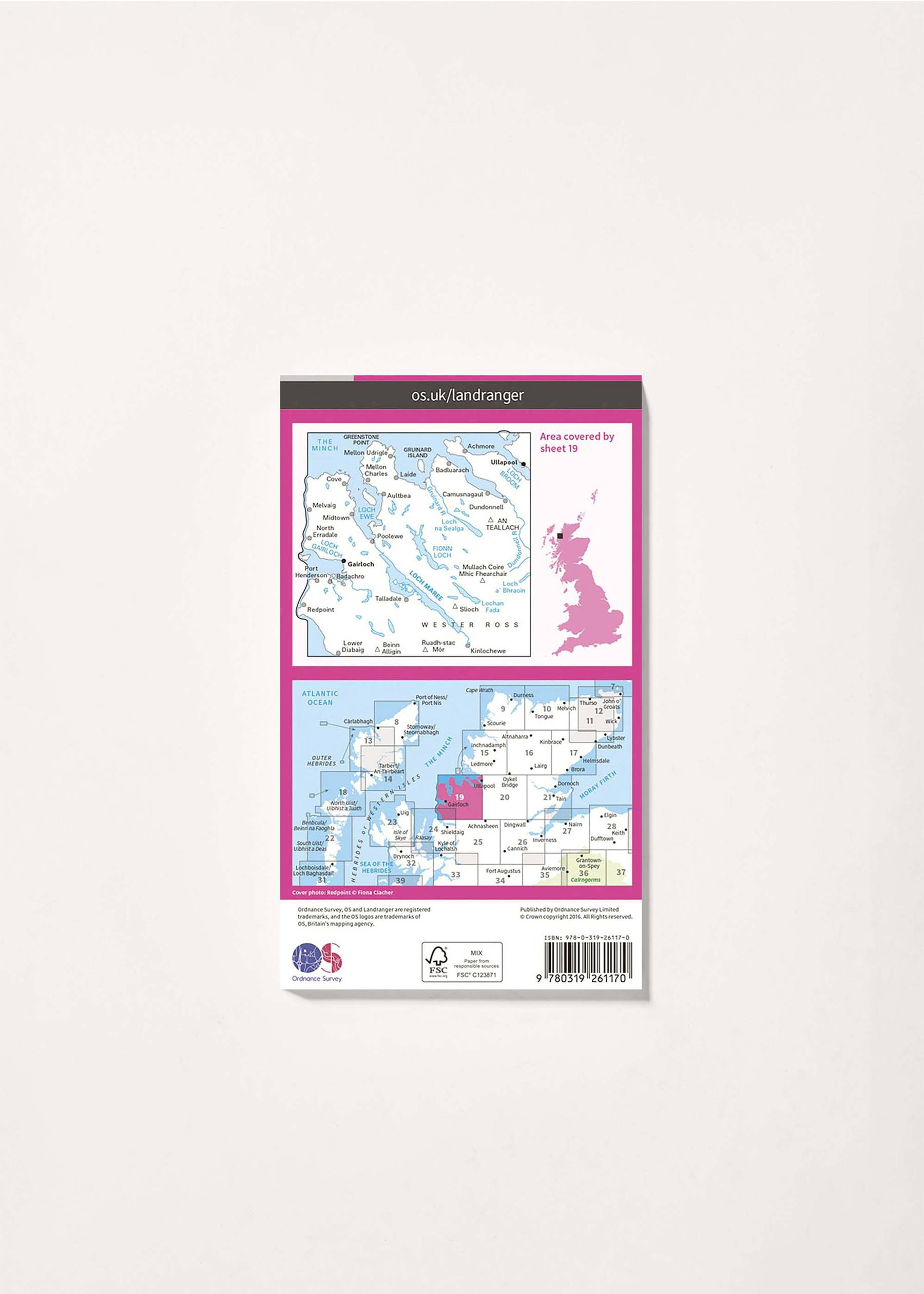 Image - 2 - Gairloch & Ullapool, Loch Maree - Landranger 19 Map