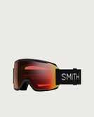 Smith Squad Black / ChromaPop Pro Photochromic Red Mirror Goggles