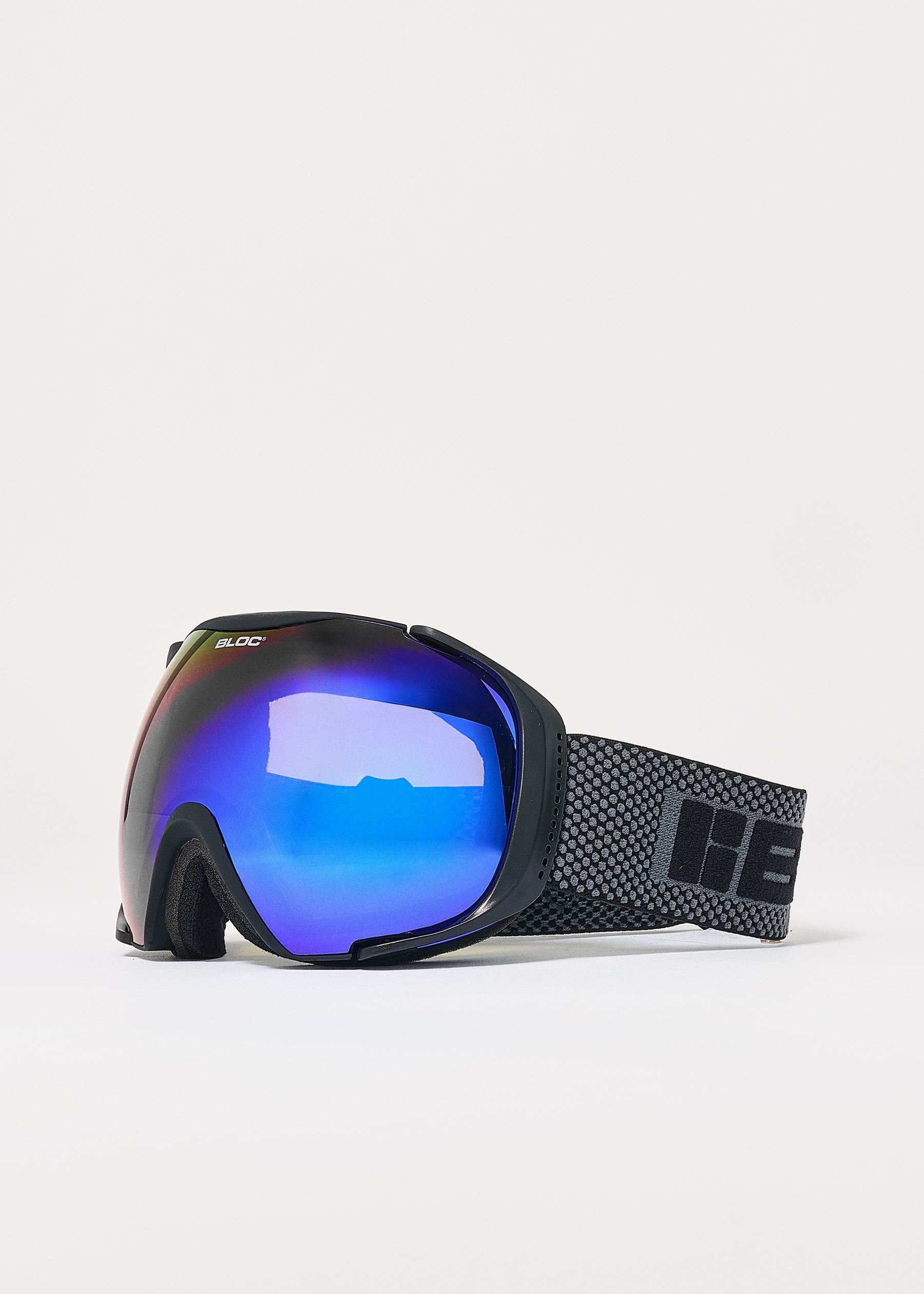 Image - 1 - Mask Recycle Matte Black / Brown Blue Mirror Goggles