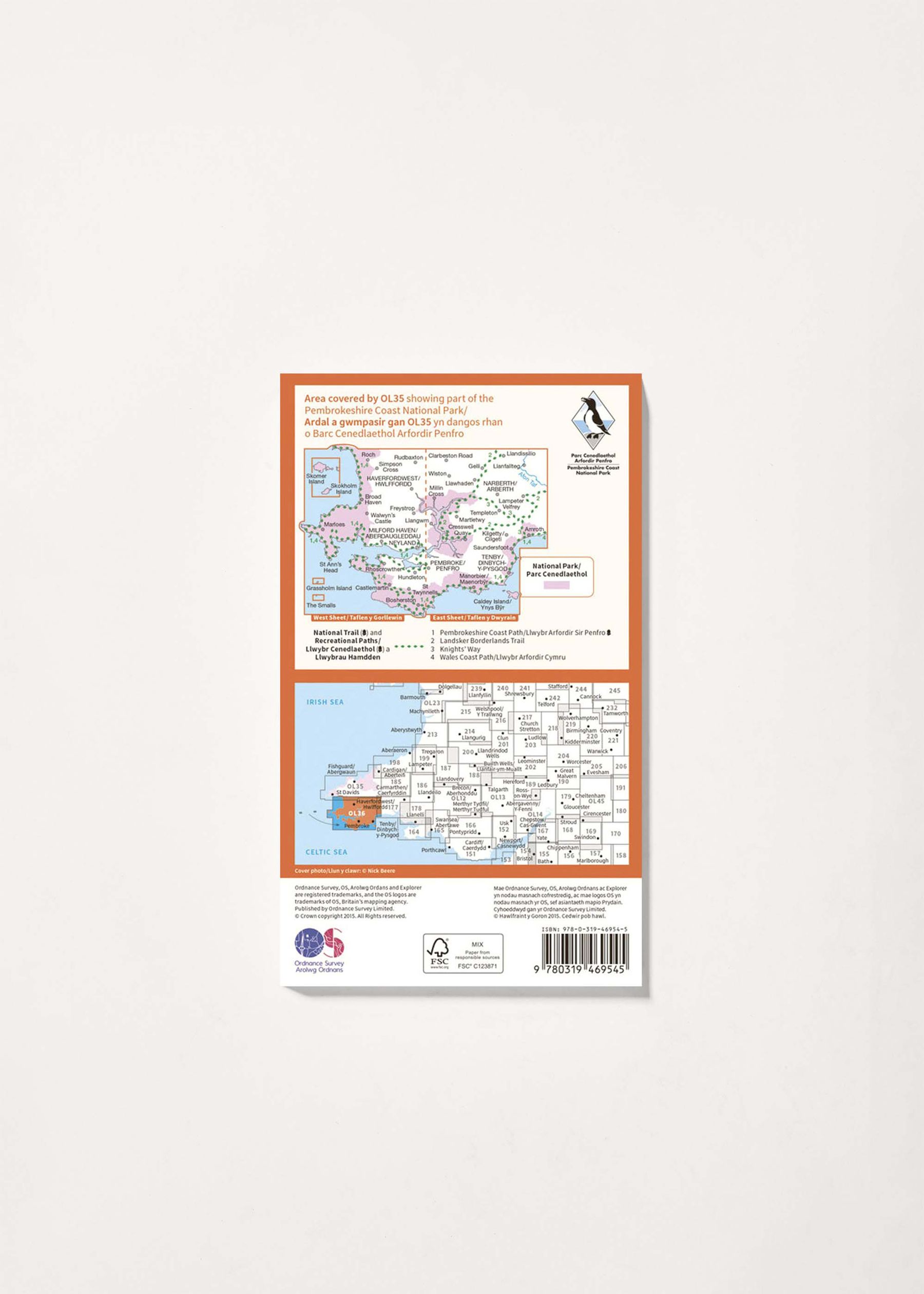 Image - 2 - South Pembrokeshire - OS Explorer Active OL36 Map