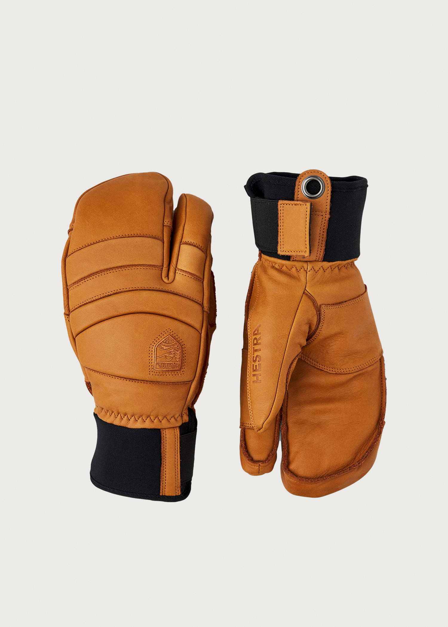 【値下げ】HESTRA 3-Finger Full Leather 7新品未使用 HESTRA ヘストラ スキーグローブ ゴアテックス 24-25 3-Finger