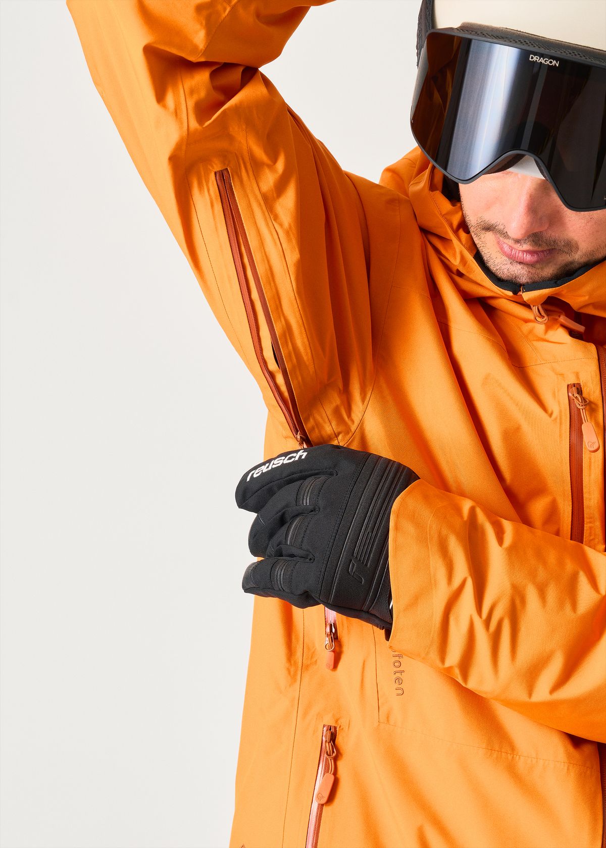 Underarm Venting Zips