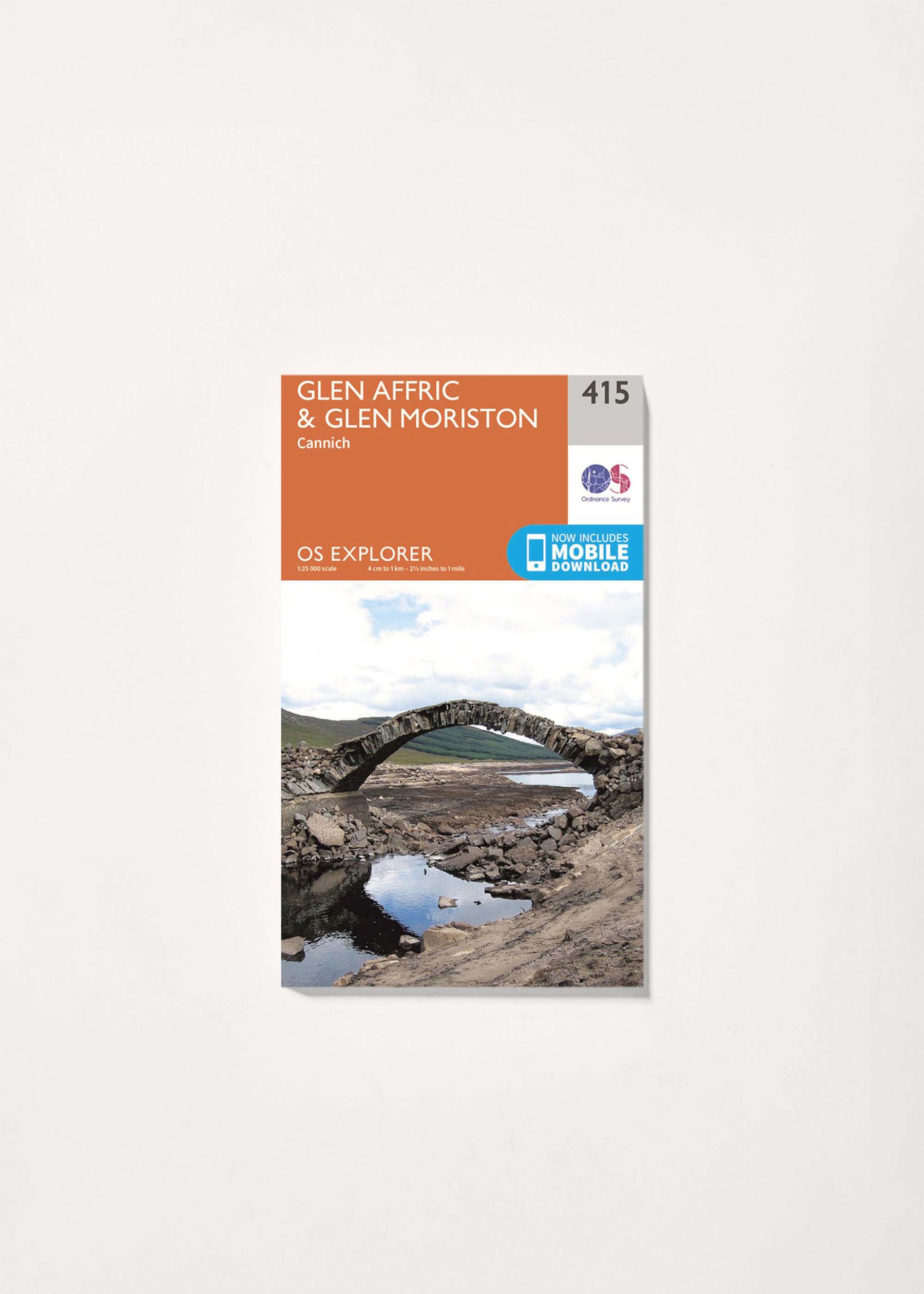 Image - 1 - Glen Affric & Glen Moriston, Cannich - OS Explorer 415 Map
