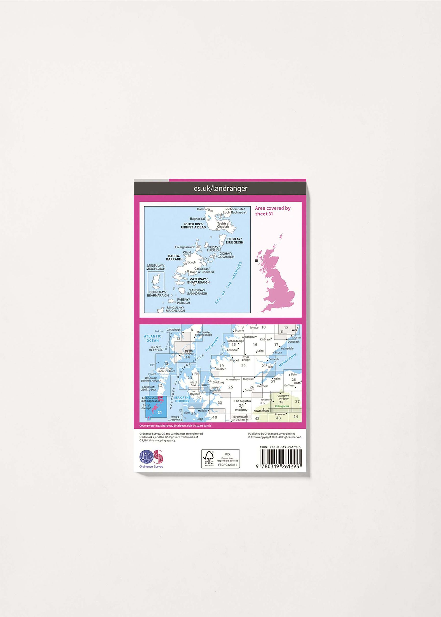 Image - 2 - Barra, South Uist, Vatersay & Eriskay - Landranger 31 Map