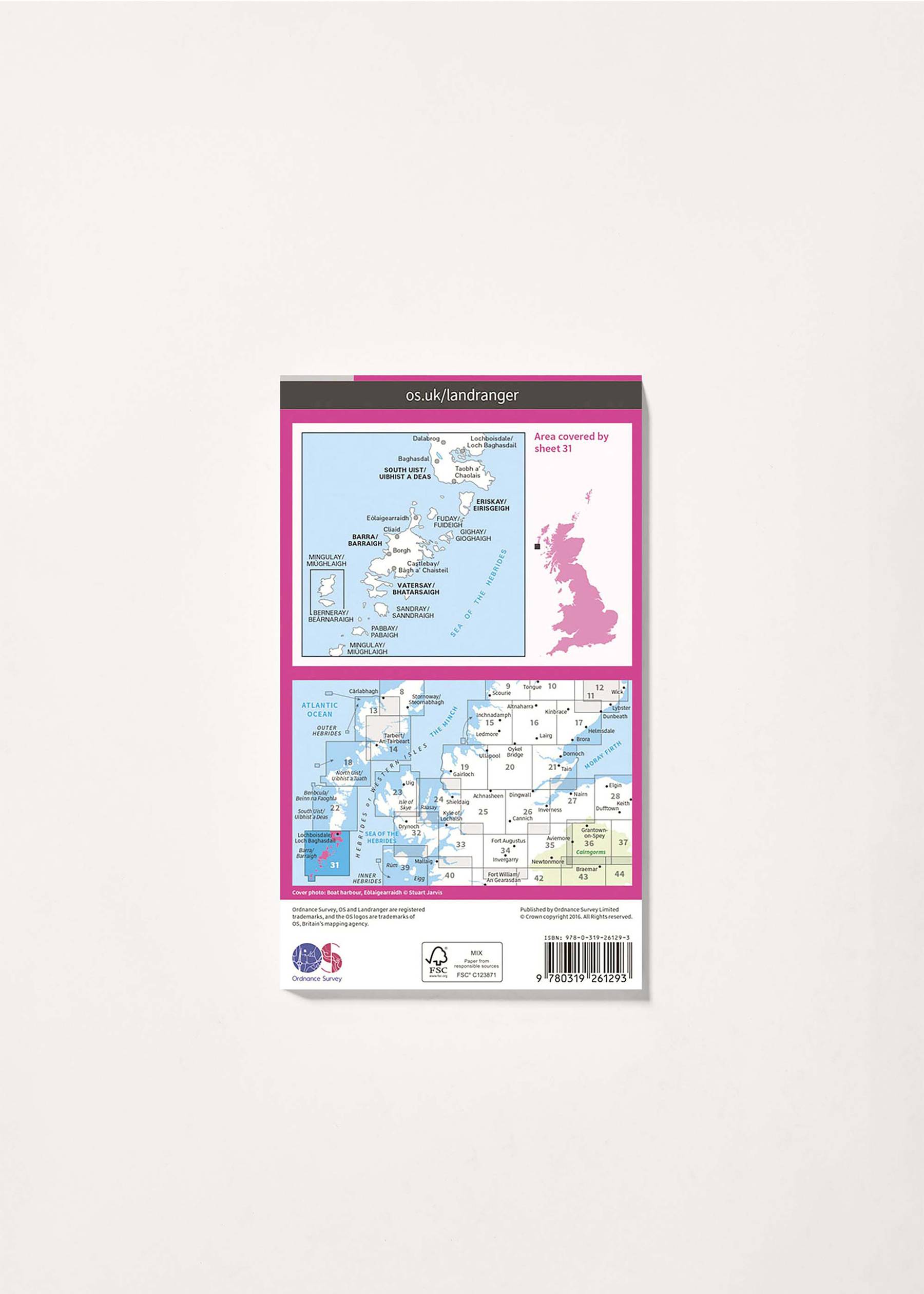 Image - 2 - Barra, South Uist, Vatersay & Eriskay - Landranger 31 Map