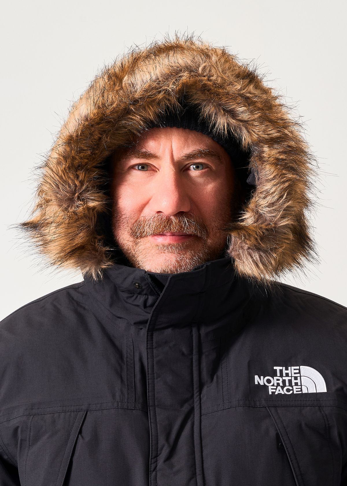 Removable faux-fur hood trim