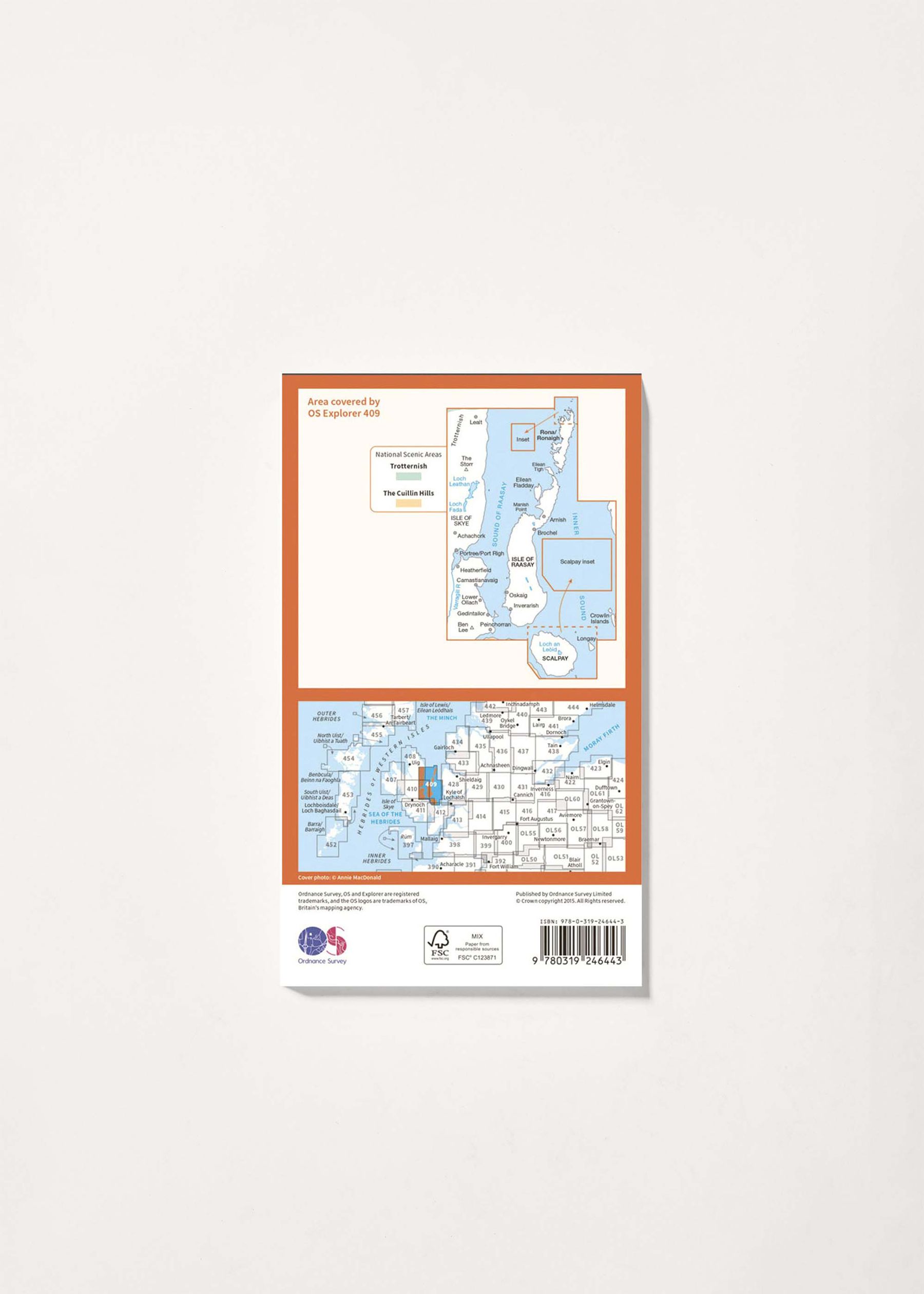 Image - 2 - Raasay, Rona & Scalpay - OS Explorer 409 Map