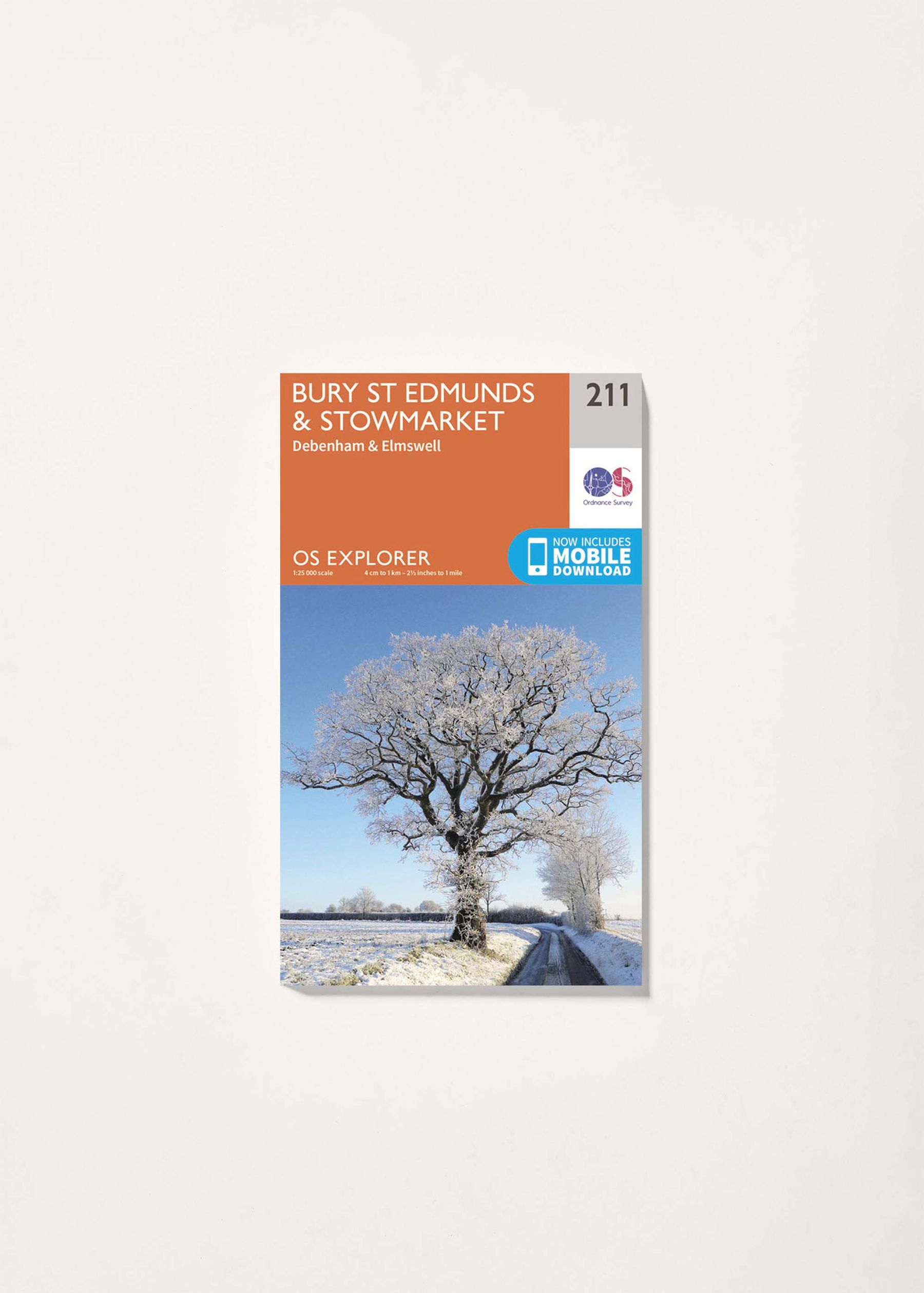 Image - 1 - Bury St Edmunds & Stowmarket - OS Explorer 211 Map