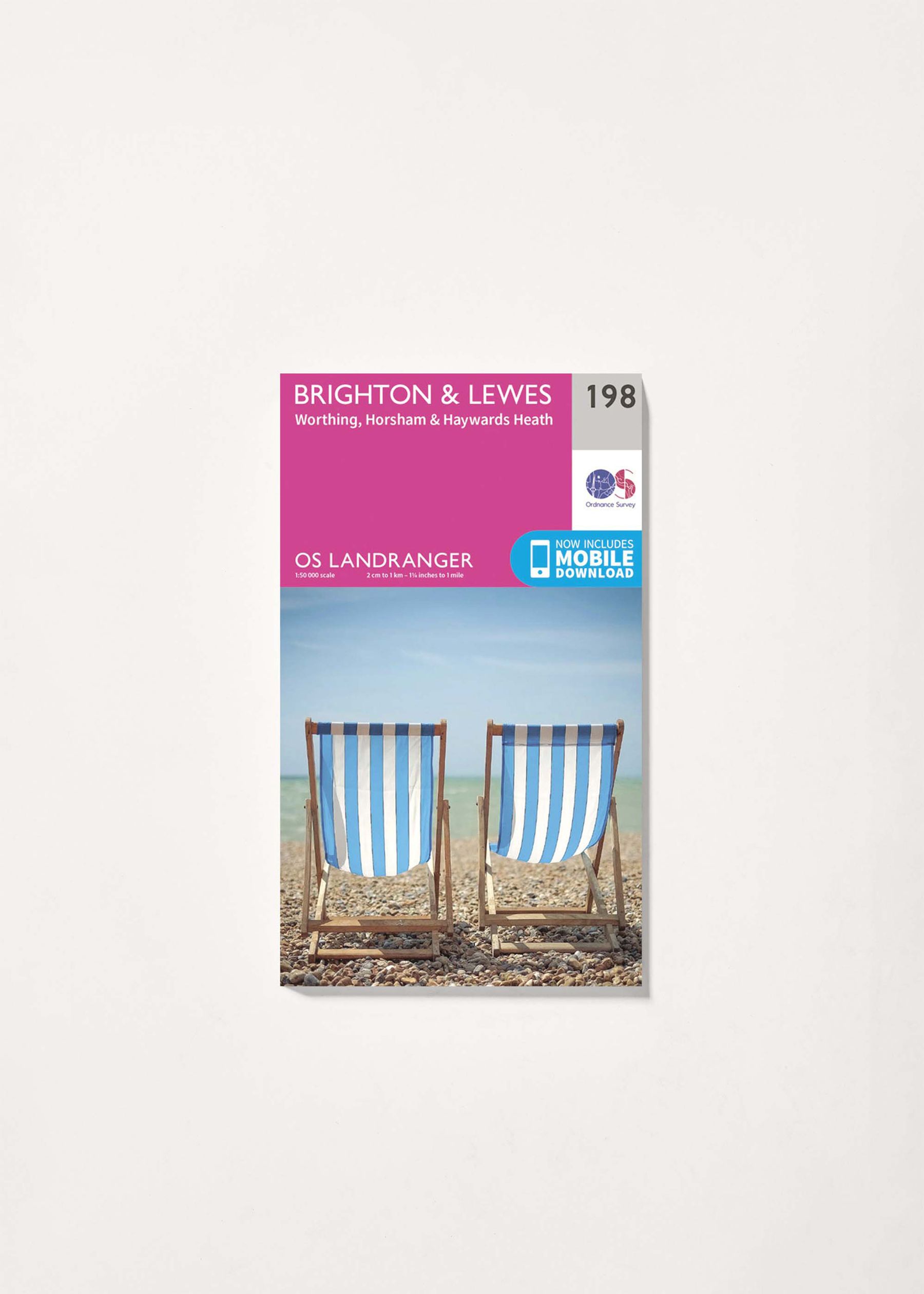 Image - 1 - Brighton, Lewes & Haywards Heath - Landranger 198 Map