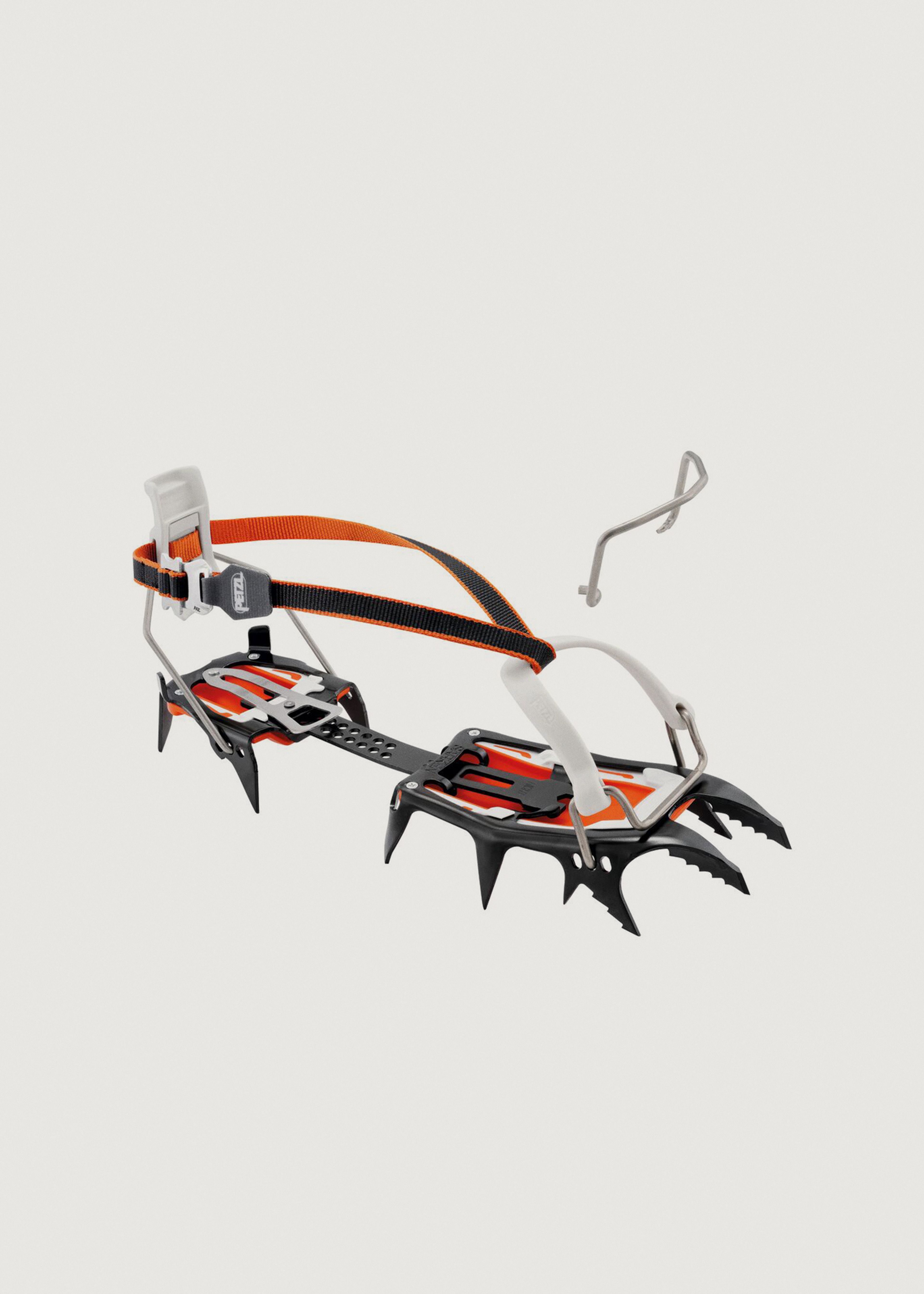 Crampons Petzl Sarken Llu – Orange/Noir – Taille Unique – Neuf
