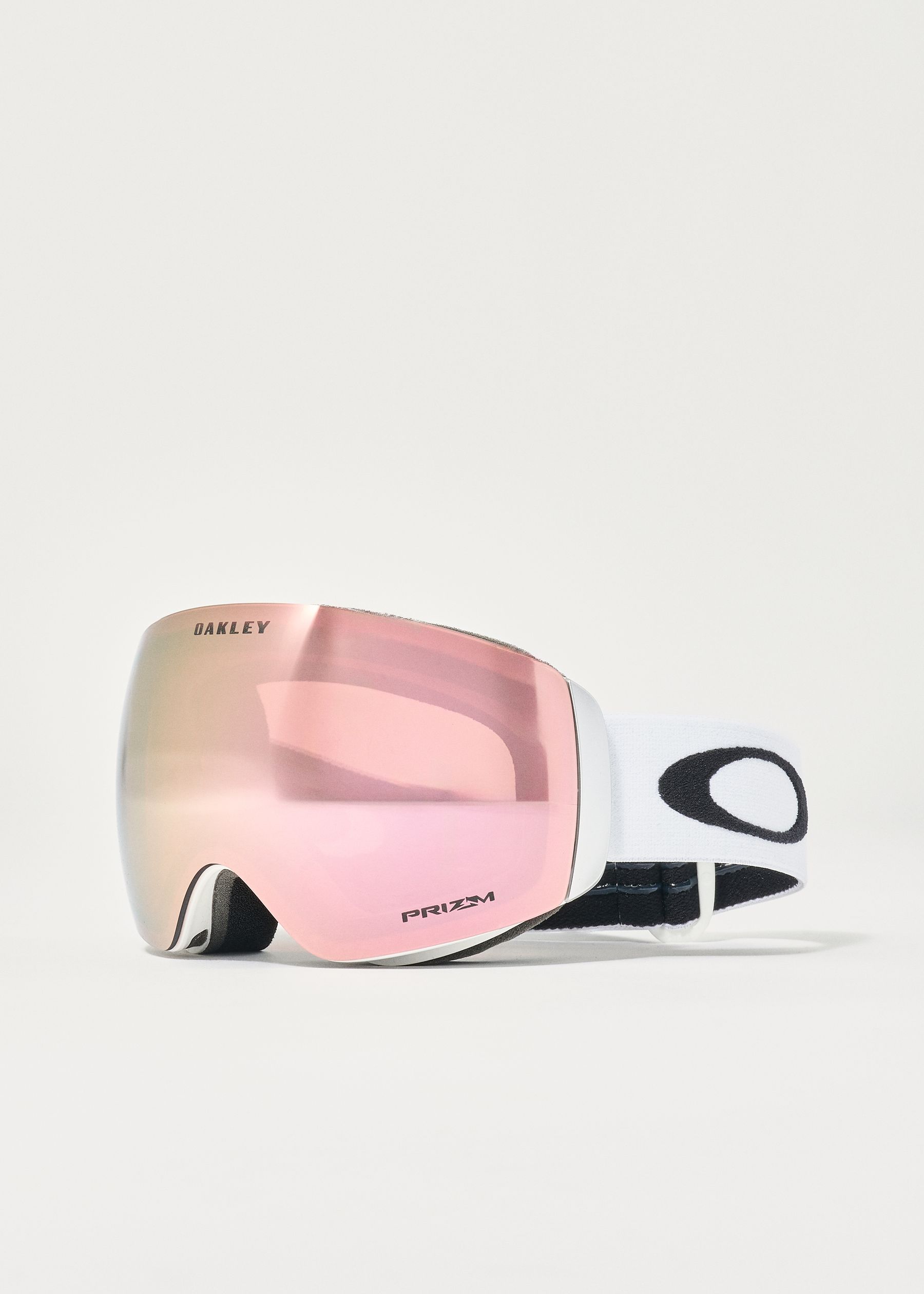 Image - 1 - Flight Deck M Matte White / Prizm Rose Gold Iridium Goggles