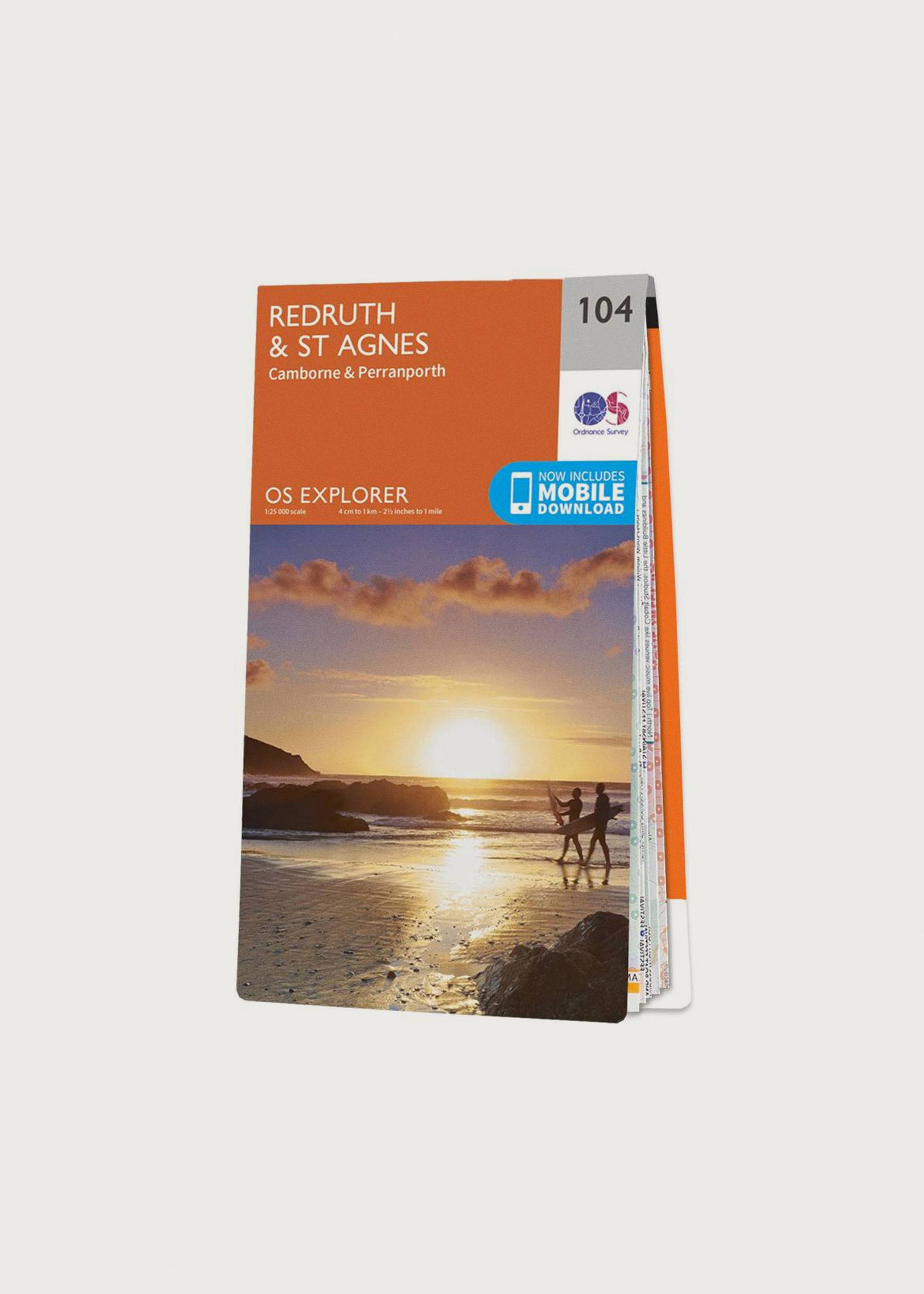 Image - 3 - Redruth & St Agnes - OS Explorer 104 Map