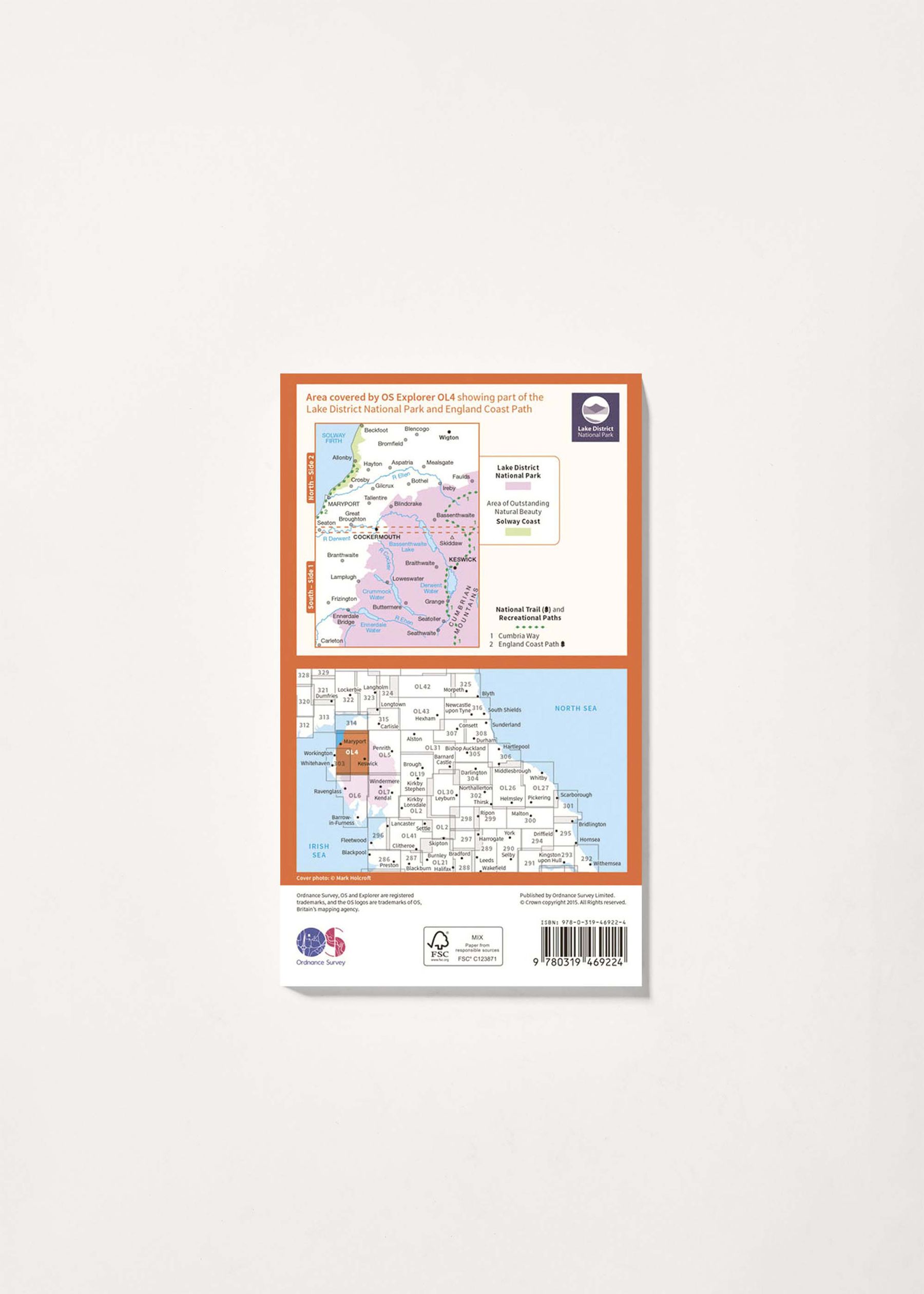 Image - 2 - The English Lakes - North Western Area - OS Explorer Active OL4 Map