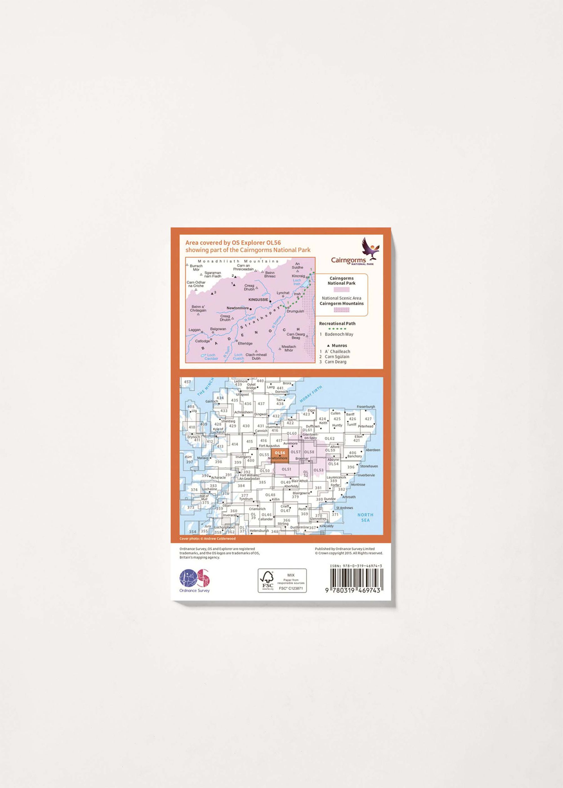 Image - 2 - Badenoch & Strathspey - OS Explorer Active OL56 Map