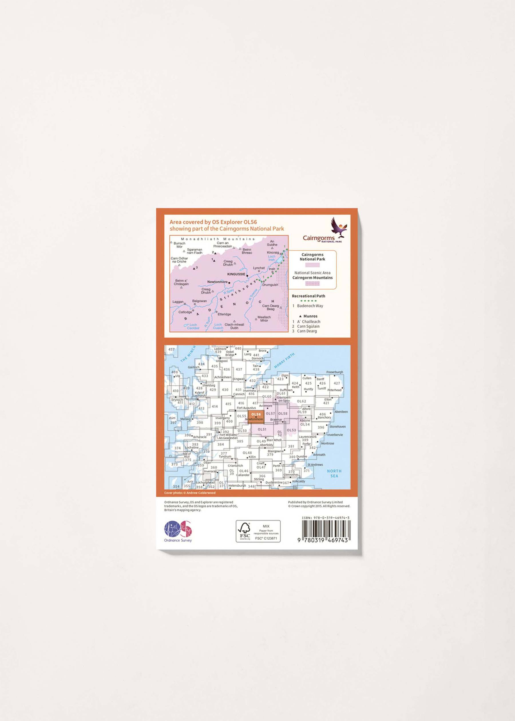Image - 2 - Badenoch & Strathspey - OS Explorer Active OL56 Map