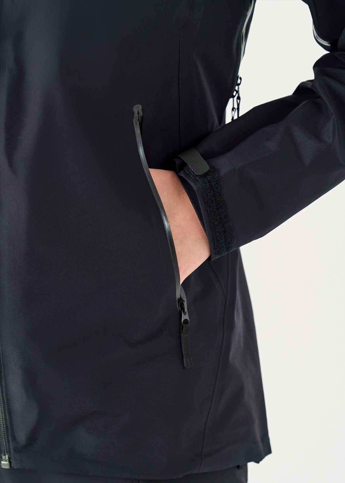 Zipped hand pockets with WaterTight zips 