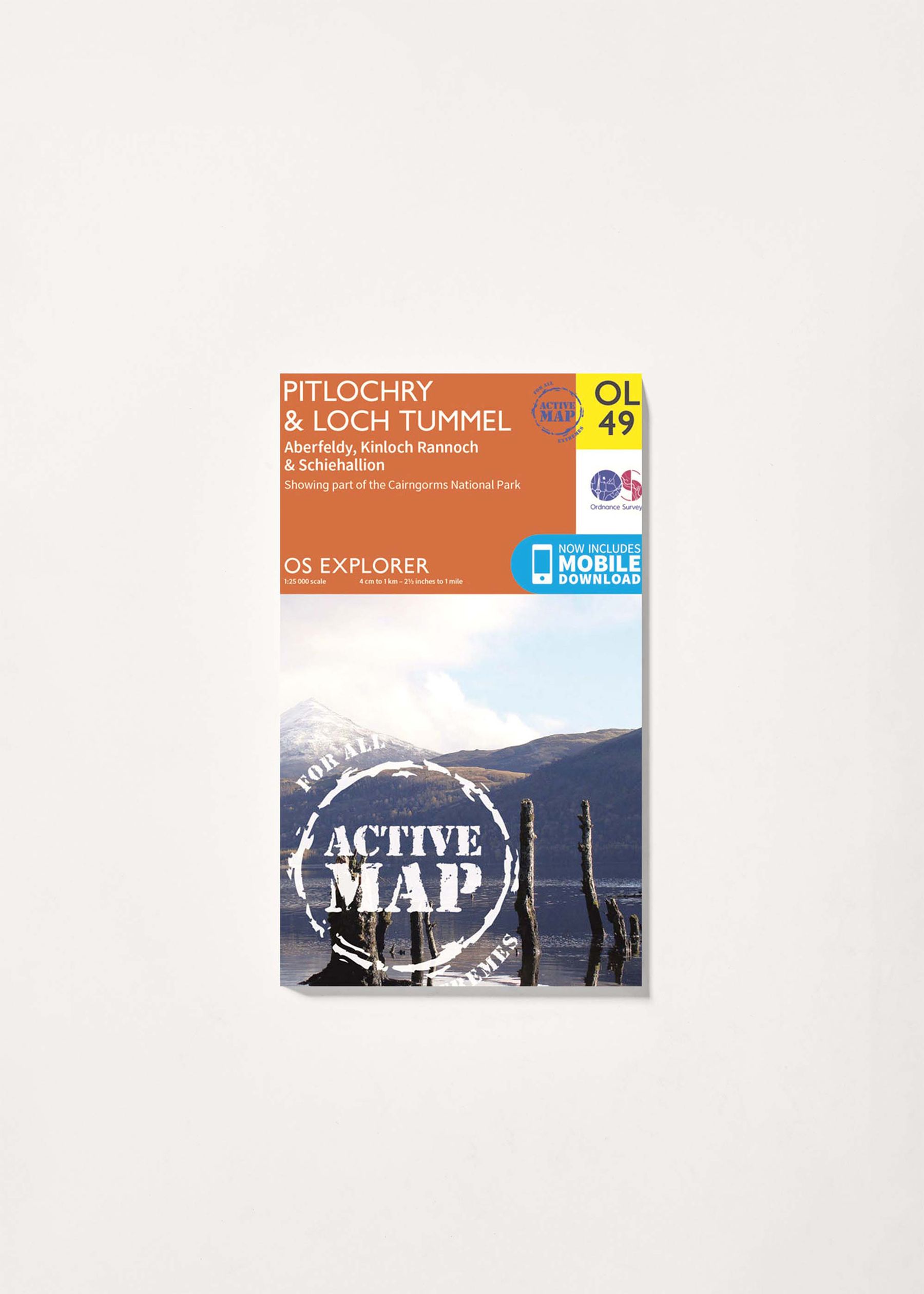 Image - 1 - Pitlochry & Loch Tummel - OS Explorer Active OL49 Map